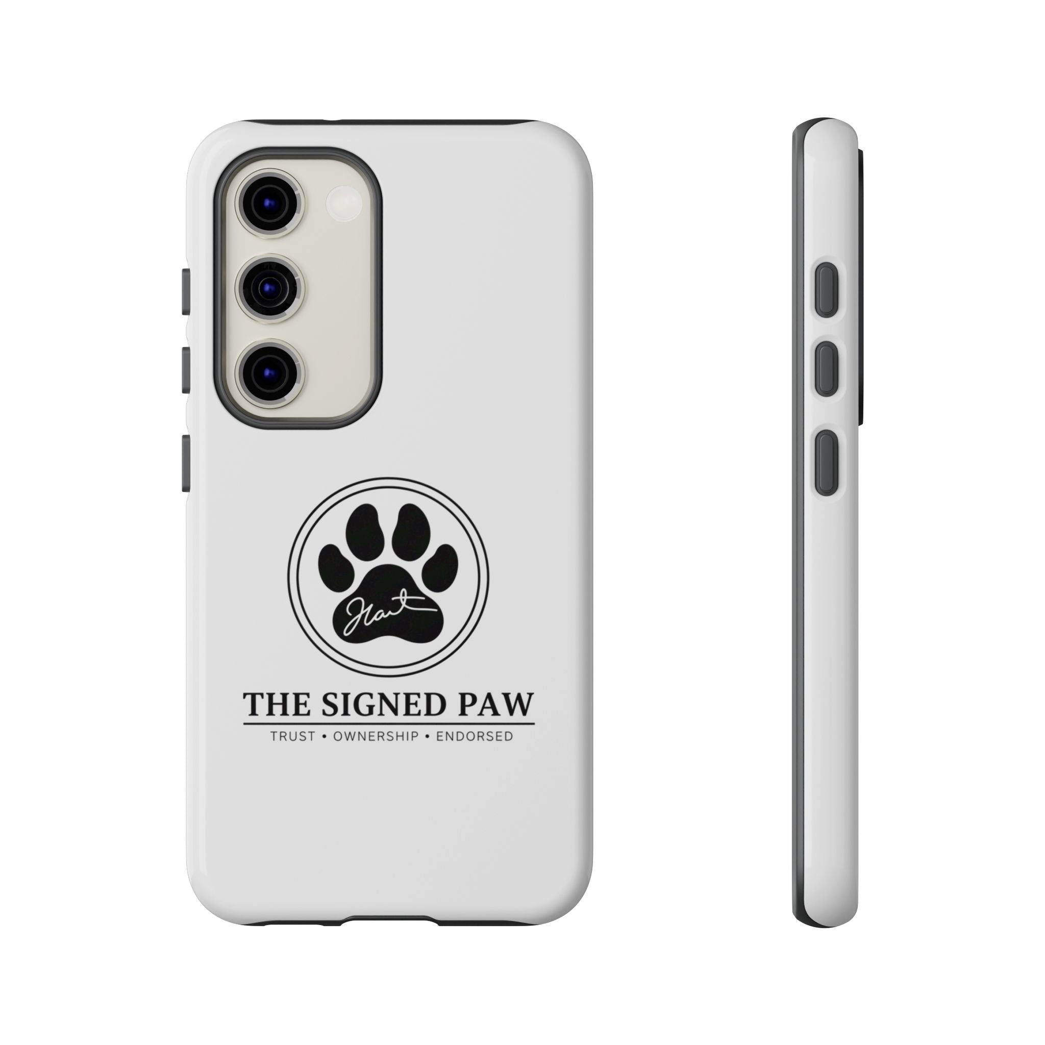 The Signed Paw – Premium Phone Case | CatFather Universe | Luxury Protective Cover