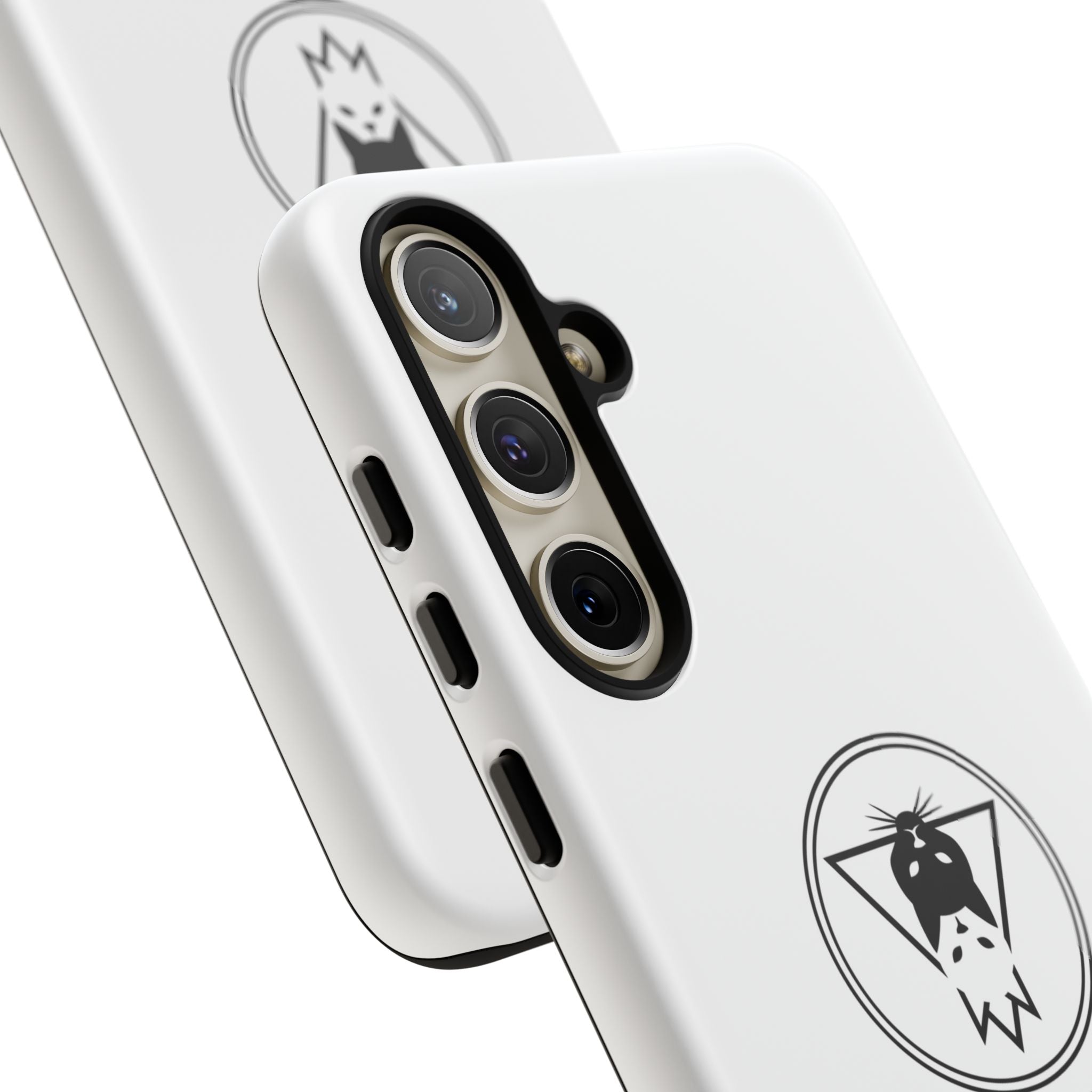 The Reflected Feline Nexus – Luxury Phone Case | The CatFather Collection