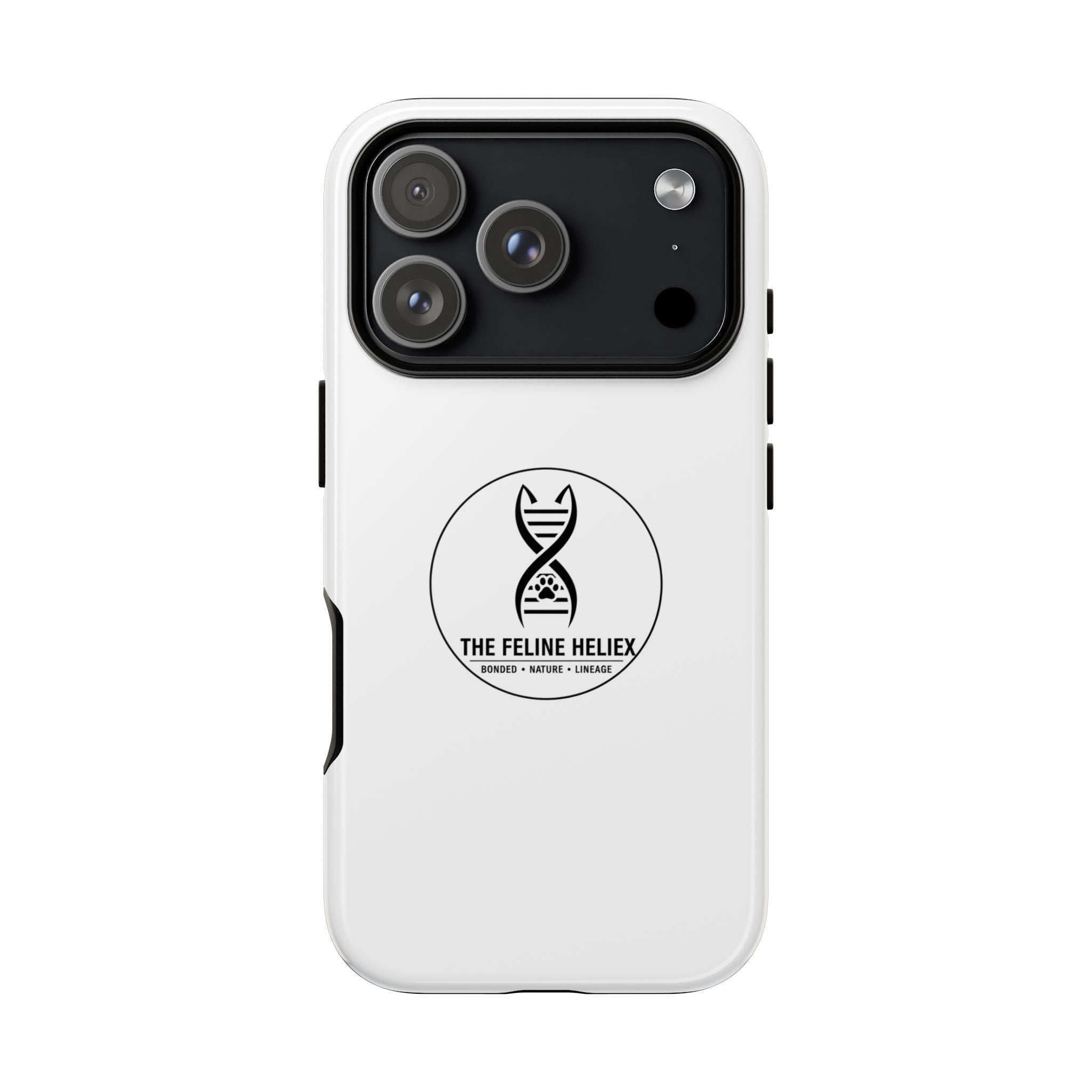 The Feline Heliex – Luxury Dual-Layer Phone Case | The CatFather Genetic Division