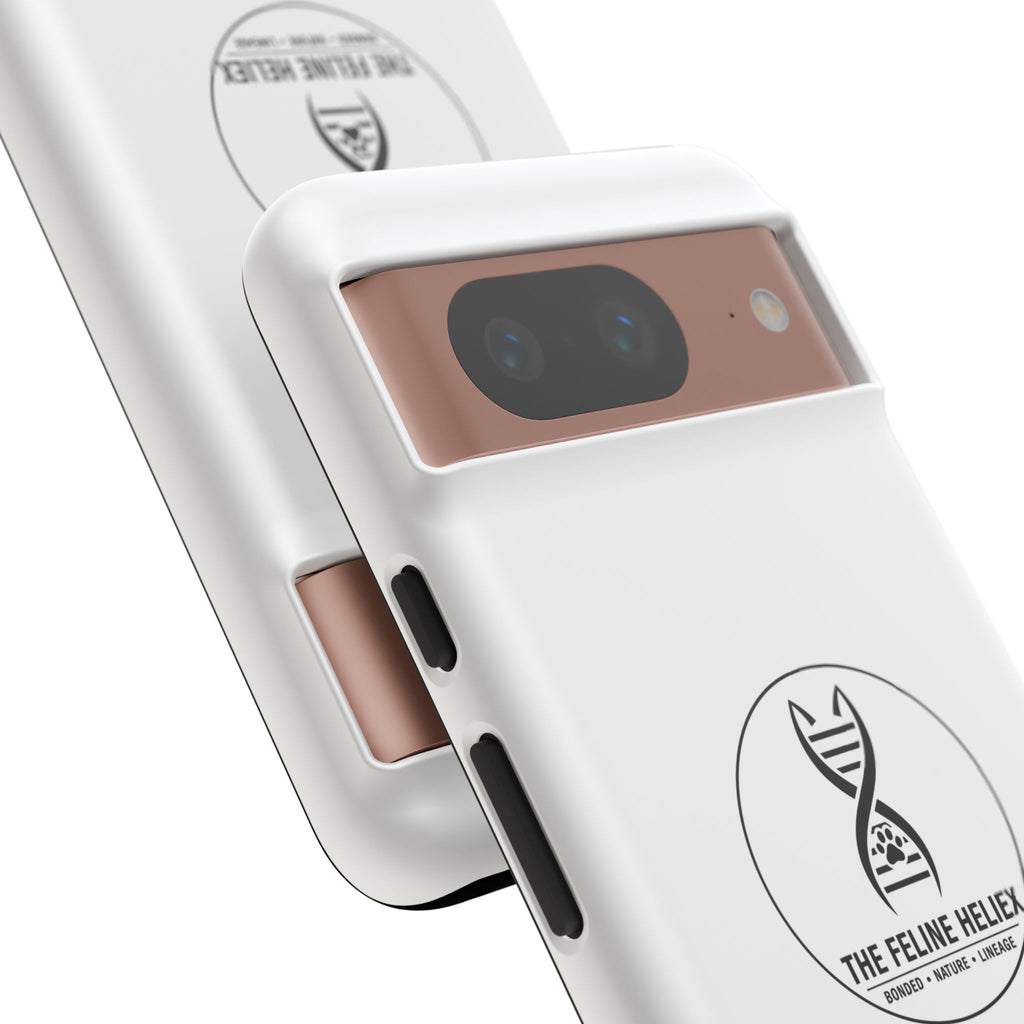 The Feline Heliex – Luxury Dual-Layer Phone Case | The CatFather Genetic Division