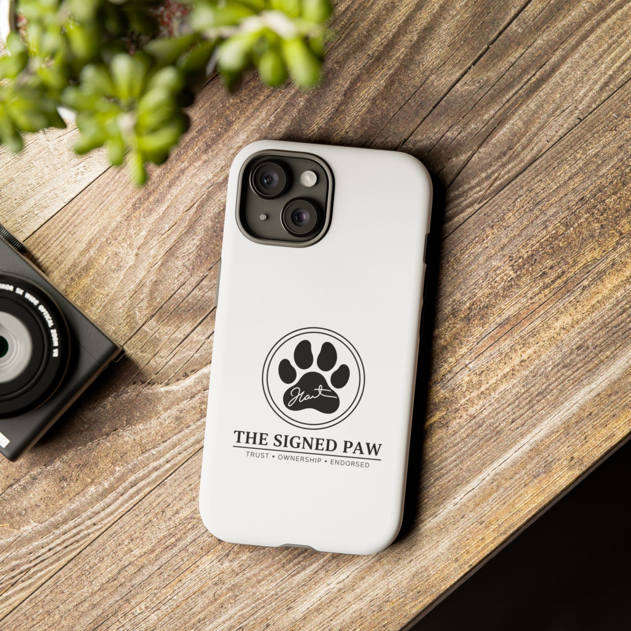 The Signed Paw – Premium Phone Case | CatFather Universe | Luxury Protective Cover