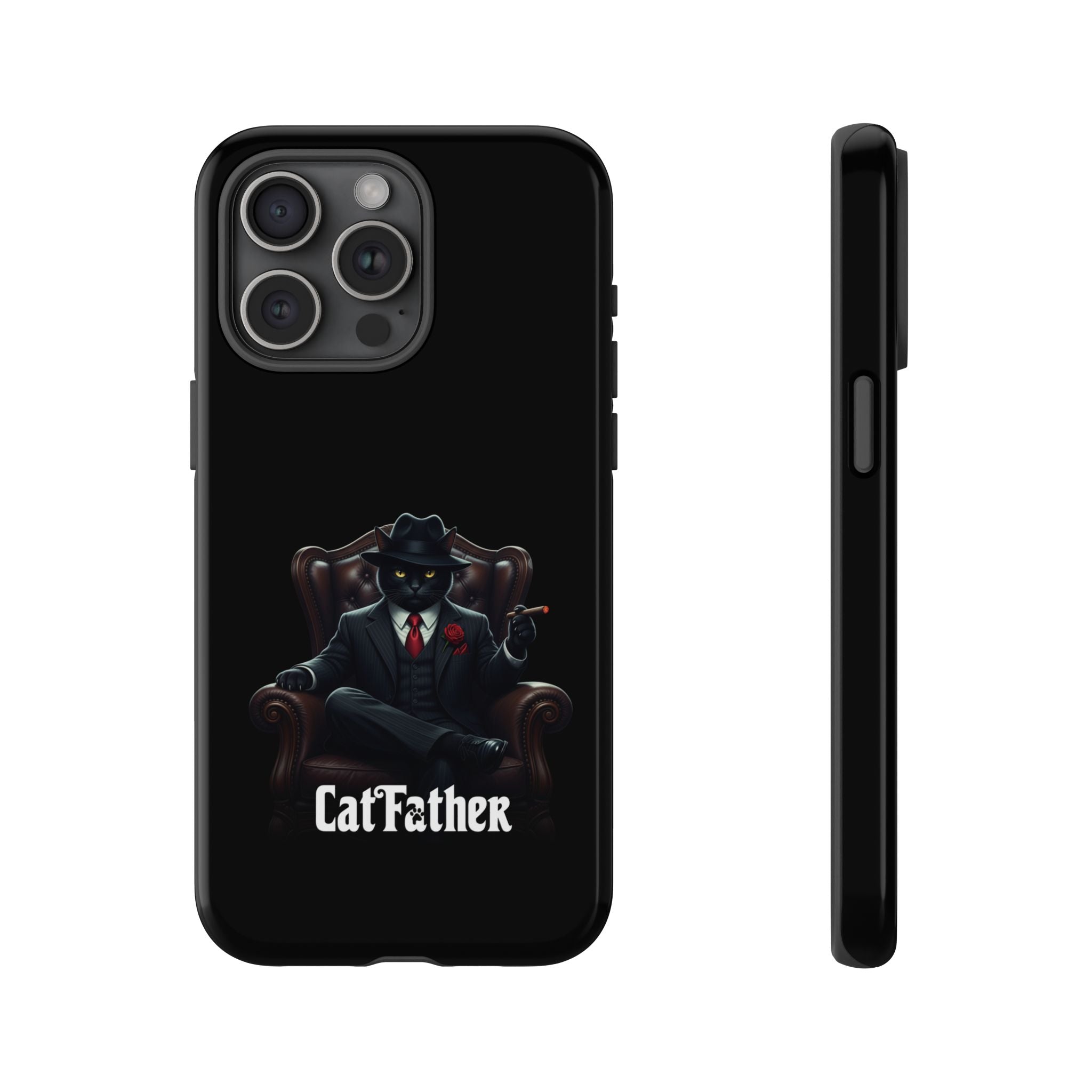 The CatFather Throne Case – Luxury Mafia Edition | Cinematic Power in Your Palm