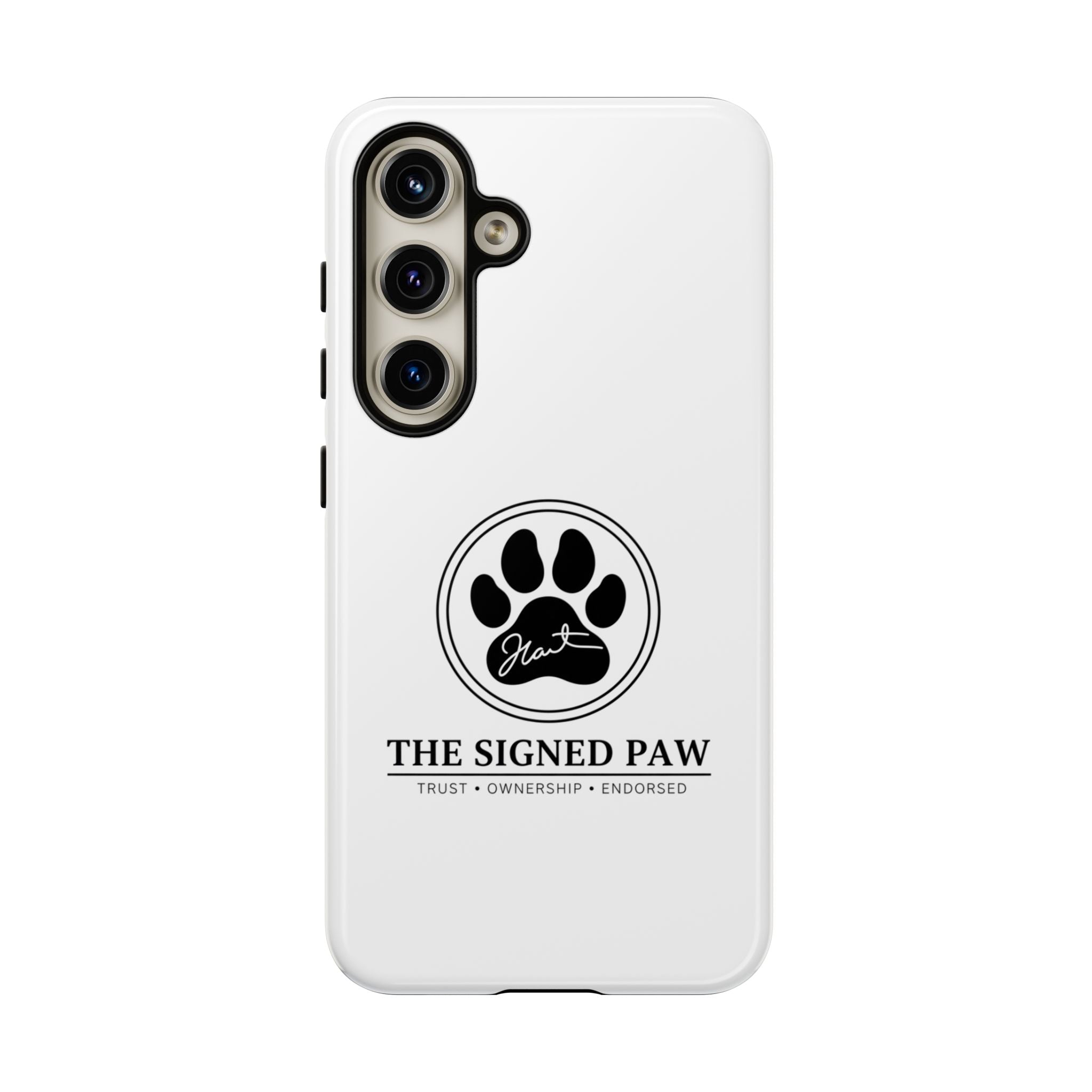 The Signed Paw – Premium Phone Case | CatFather Universe | Luxury Protective Cover