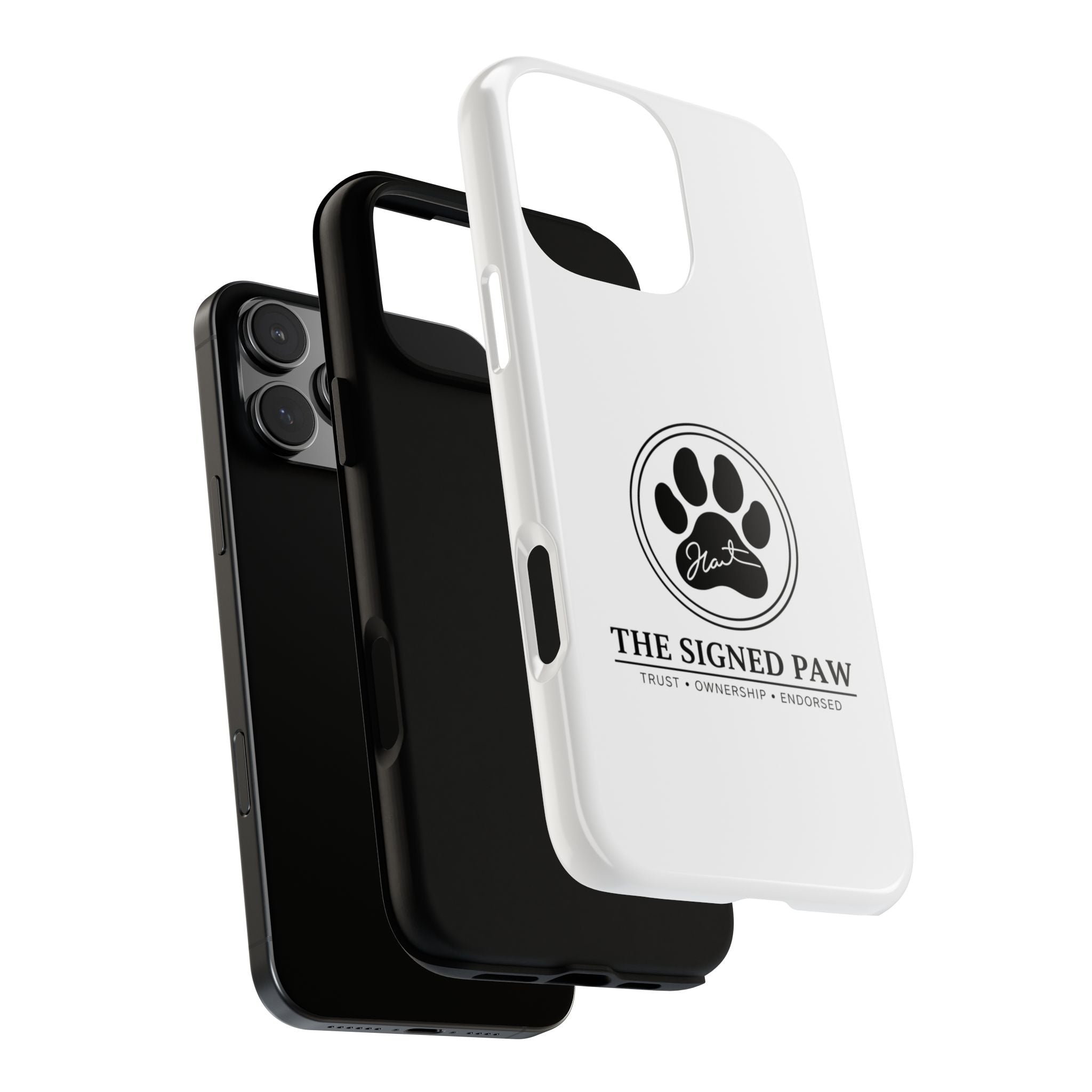The Signed Paw – Premium Phone Case | CatFather Universe | Luxury Protective Cover