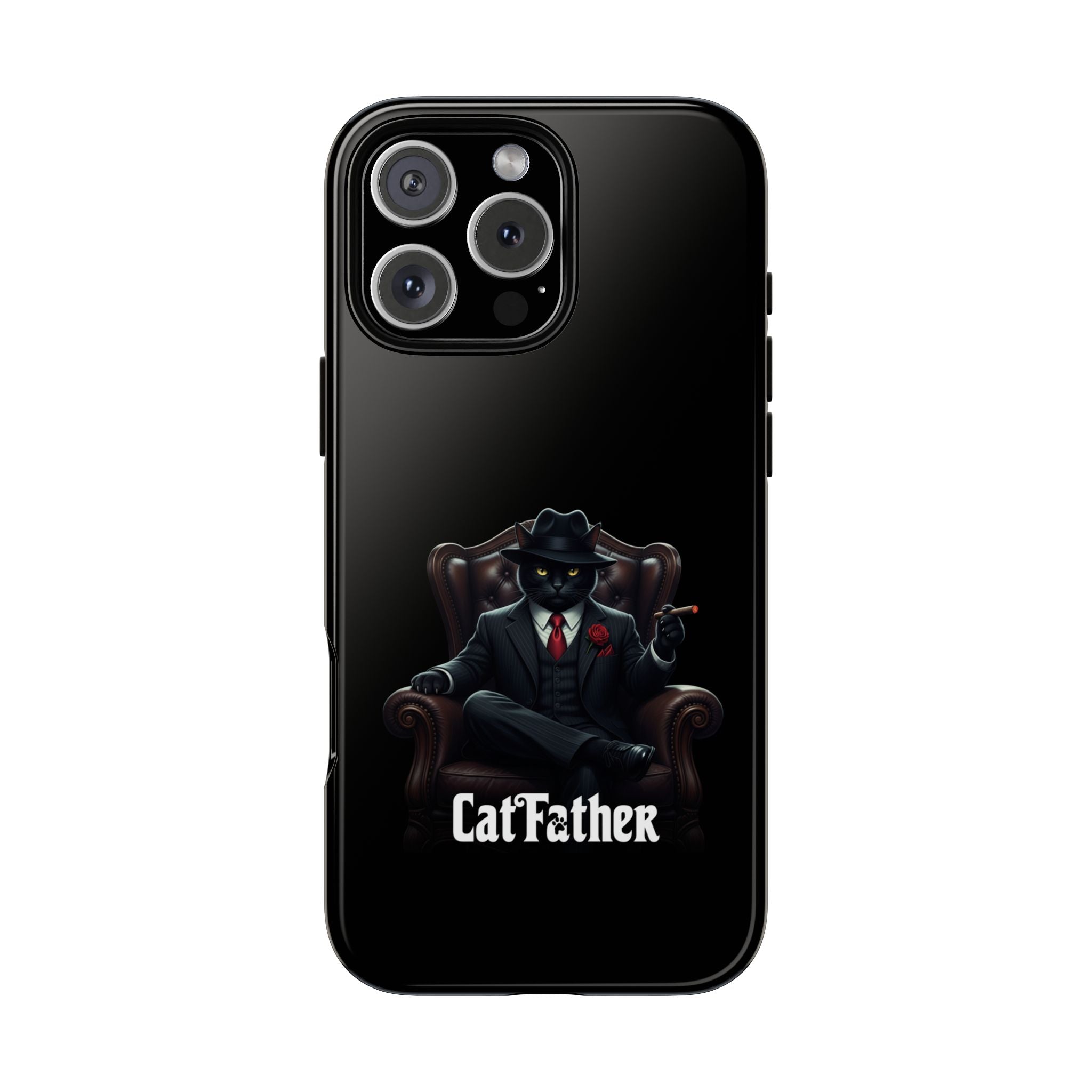 The CatFather Throne Case – Luxury Mafia Edition | Cinematic Power in Your Palm