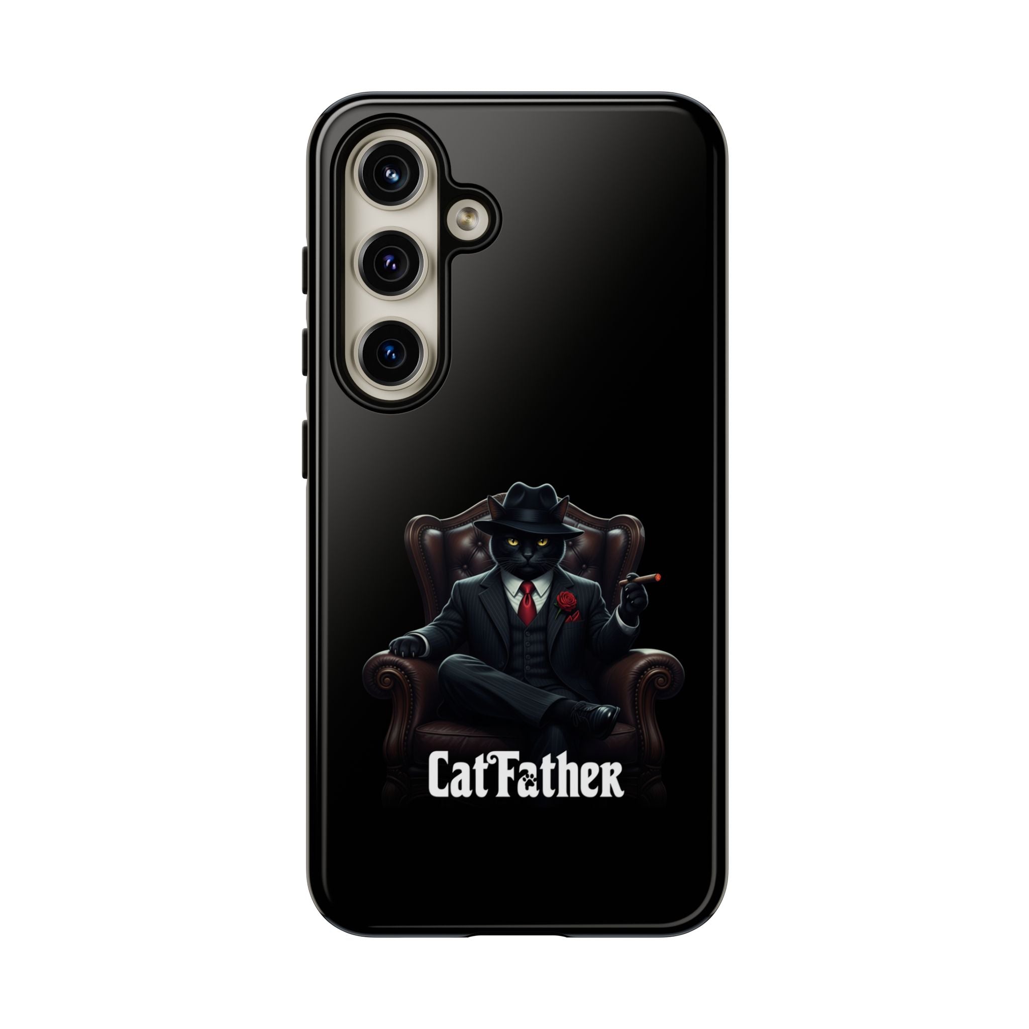The CatFather Throne Case – Luxury Mafia Edition | Cinematic Power in Your Palm