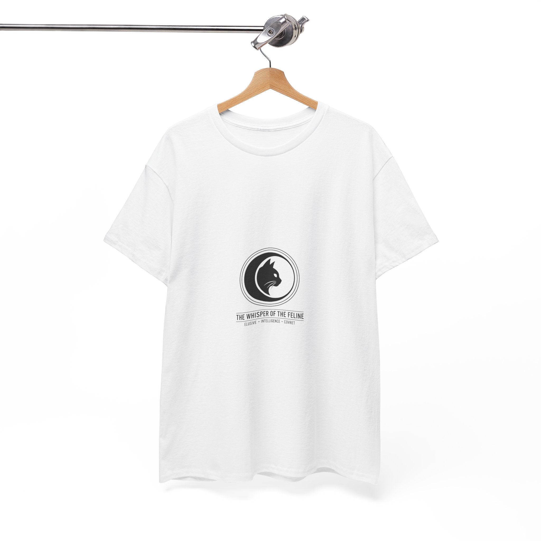 The Whisper of the Feline – Premium Cotton T-Shirt | The CatFather Edition