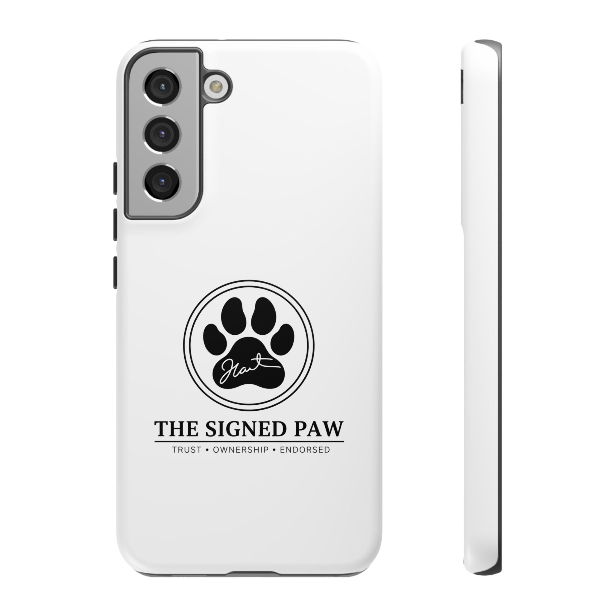 The Signed Paw – Premium Phone Case | CatFather Universe | Luxury Protective Cover