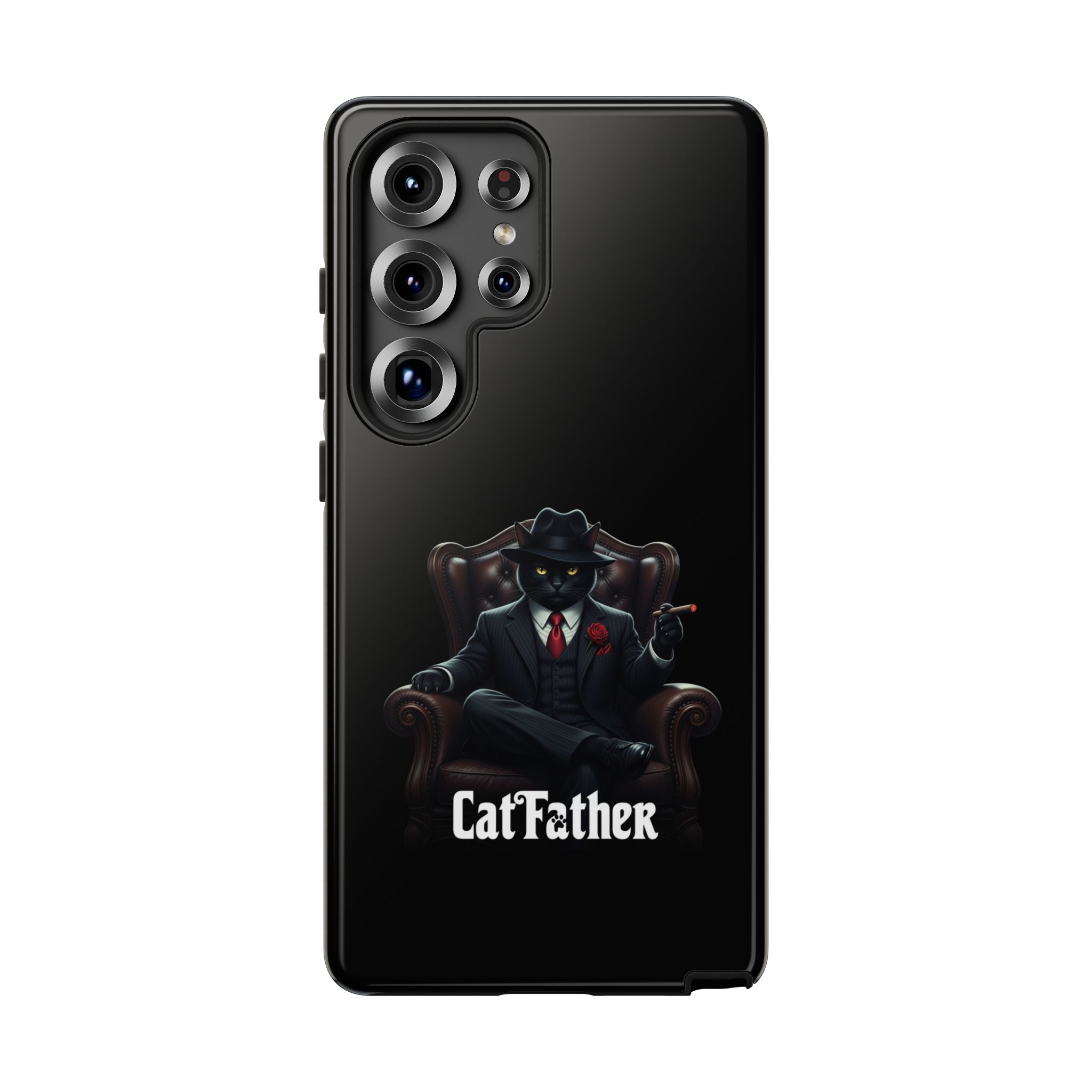 The CatFather Throne Case – Luxury Mafia Edition | Cinematic Power in Your Palm