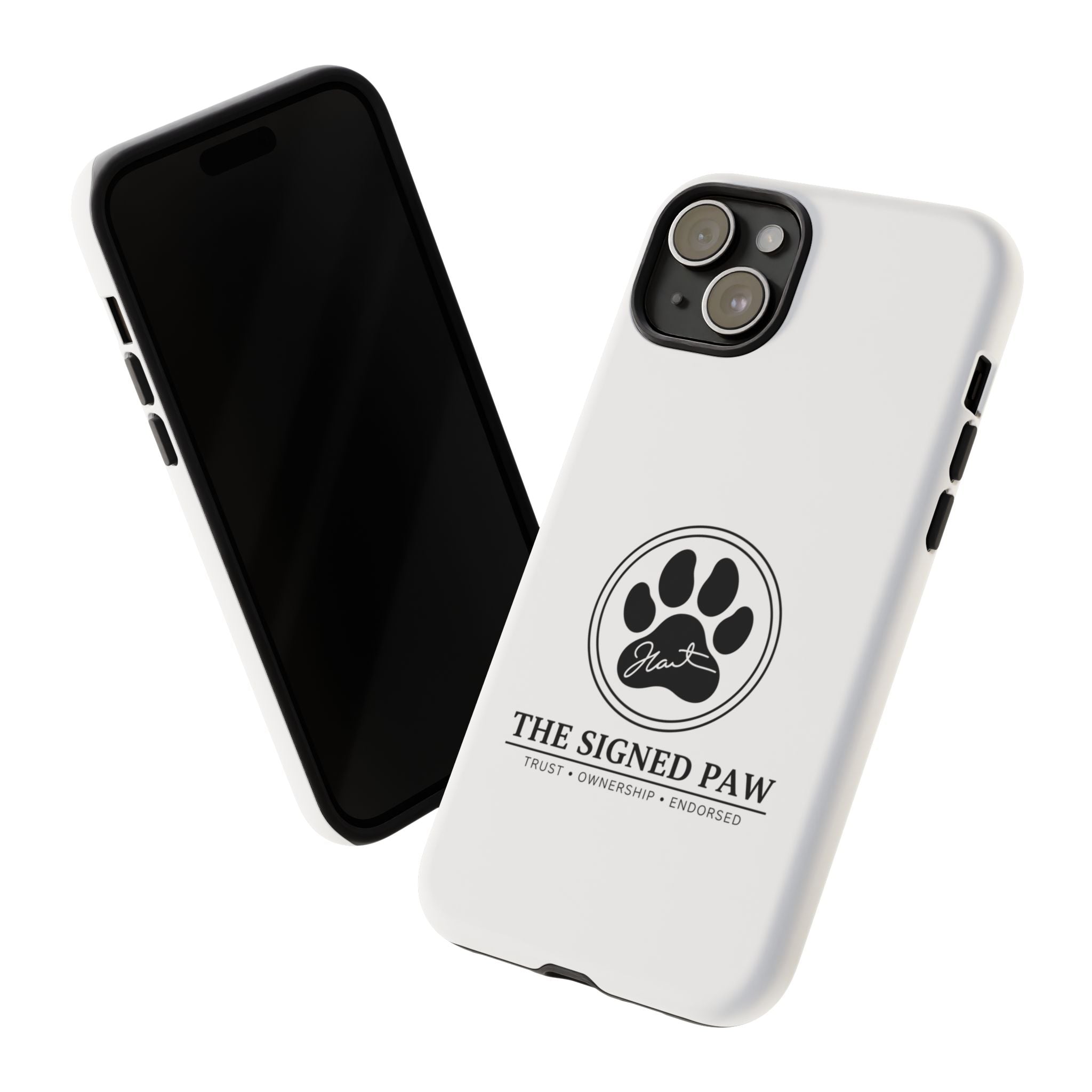 The Signed Paw – Premium Phone Case | CatFather Universe | Luxury Protective Cover