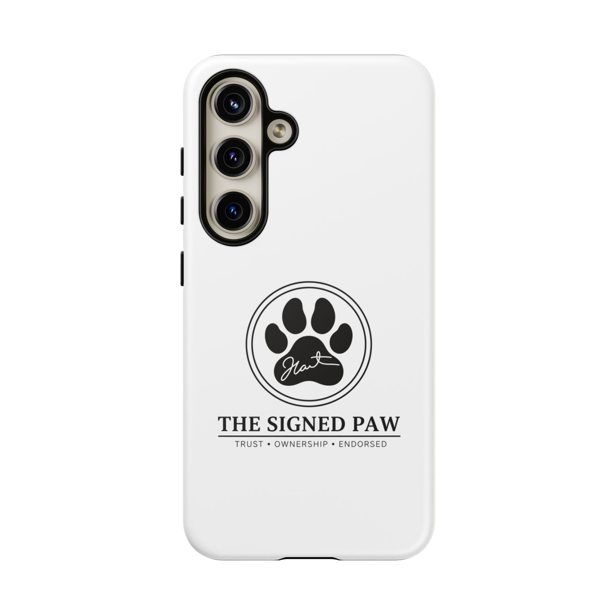 The Signed Paw – Premium Phone Case | CatFather Universe | Luxury Protective Cover