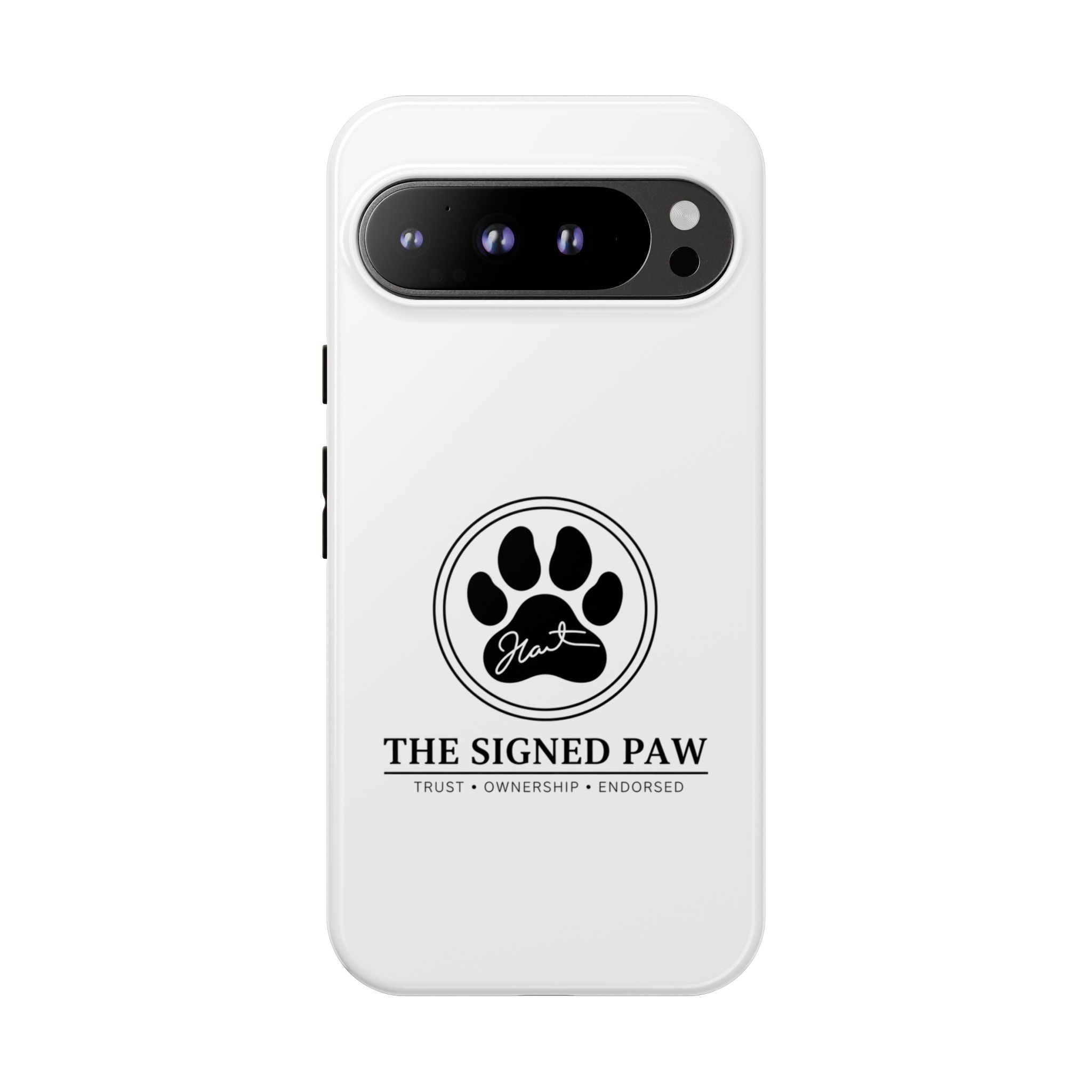 The Signed Paw – Premium Phone Case | CatFather Universe | Luxury Protective Cover
