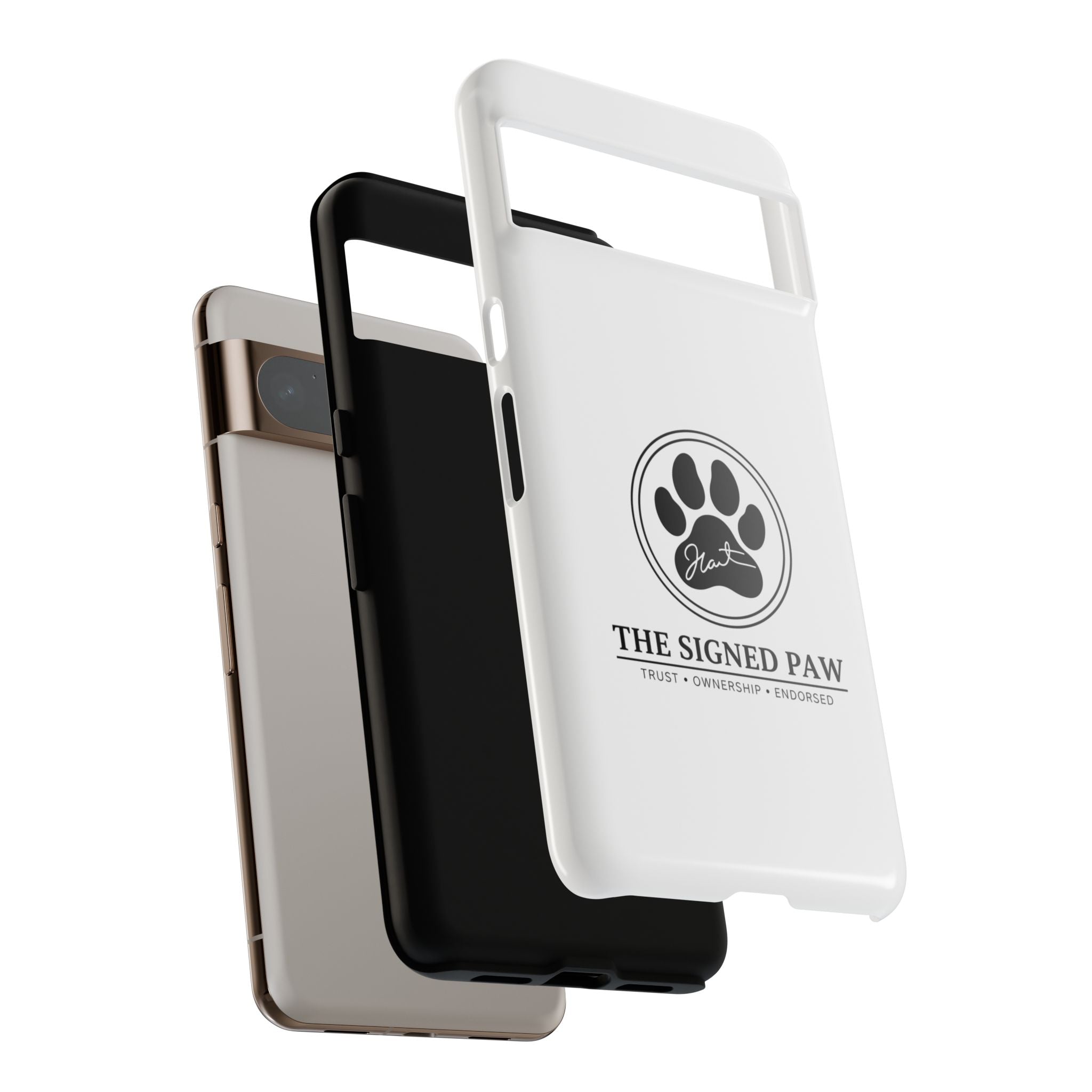 The Signed Paw – Premium Phone Case | CatFather Universe | Luxury Protective Cover