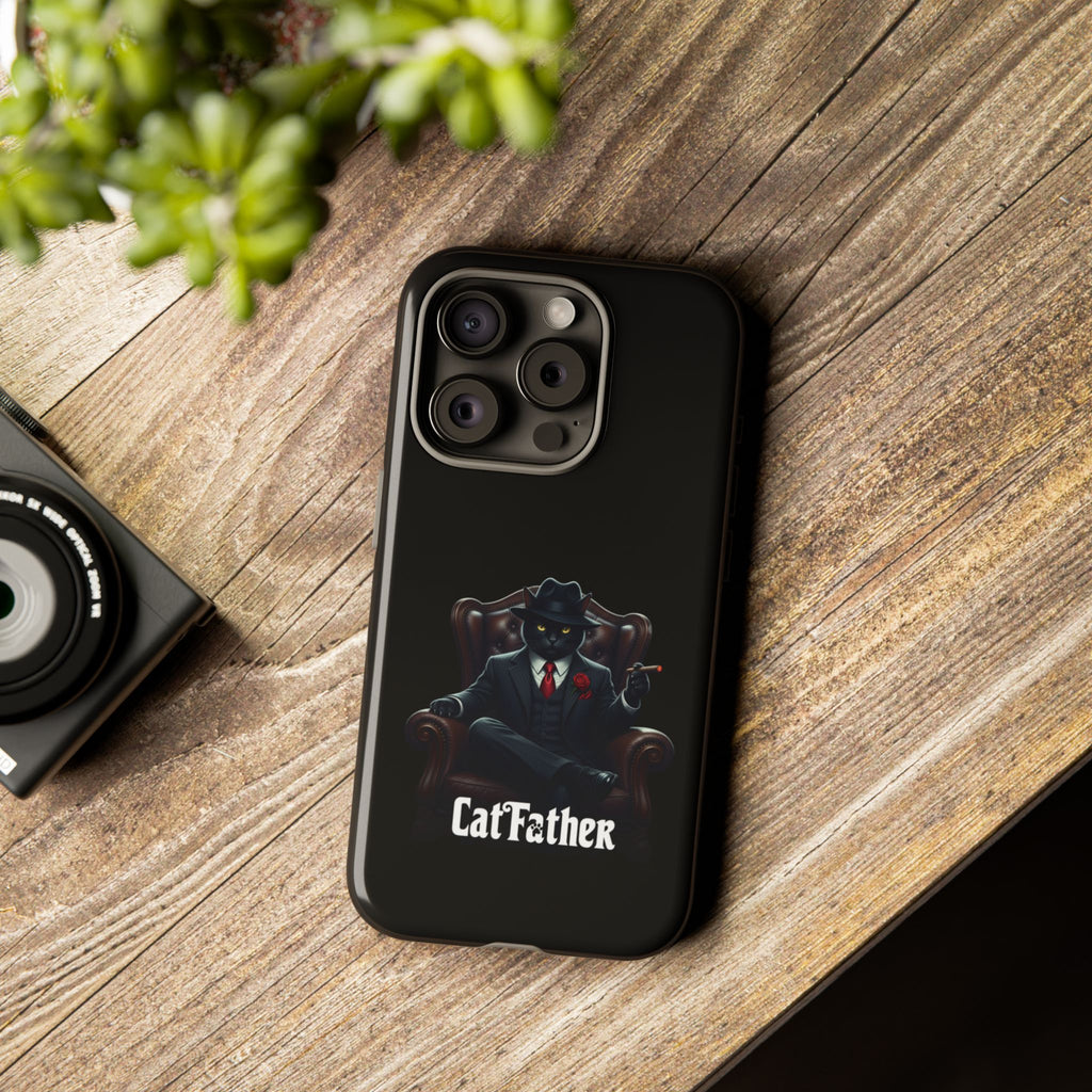 The CatFather Throne Case – Luxury Mafia Edition | Cinematic Power in Your Palm