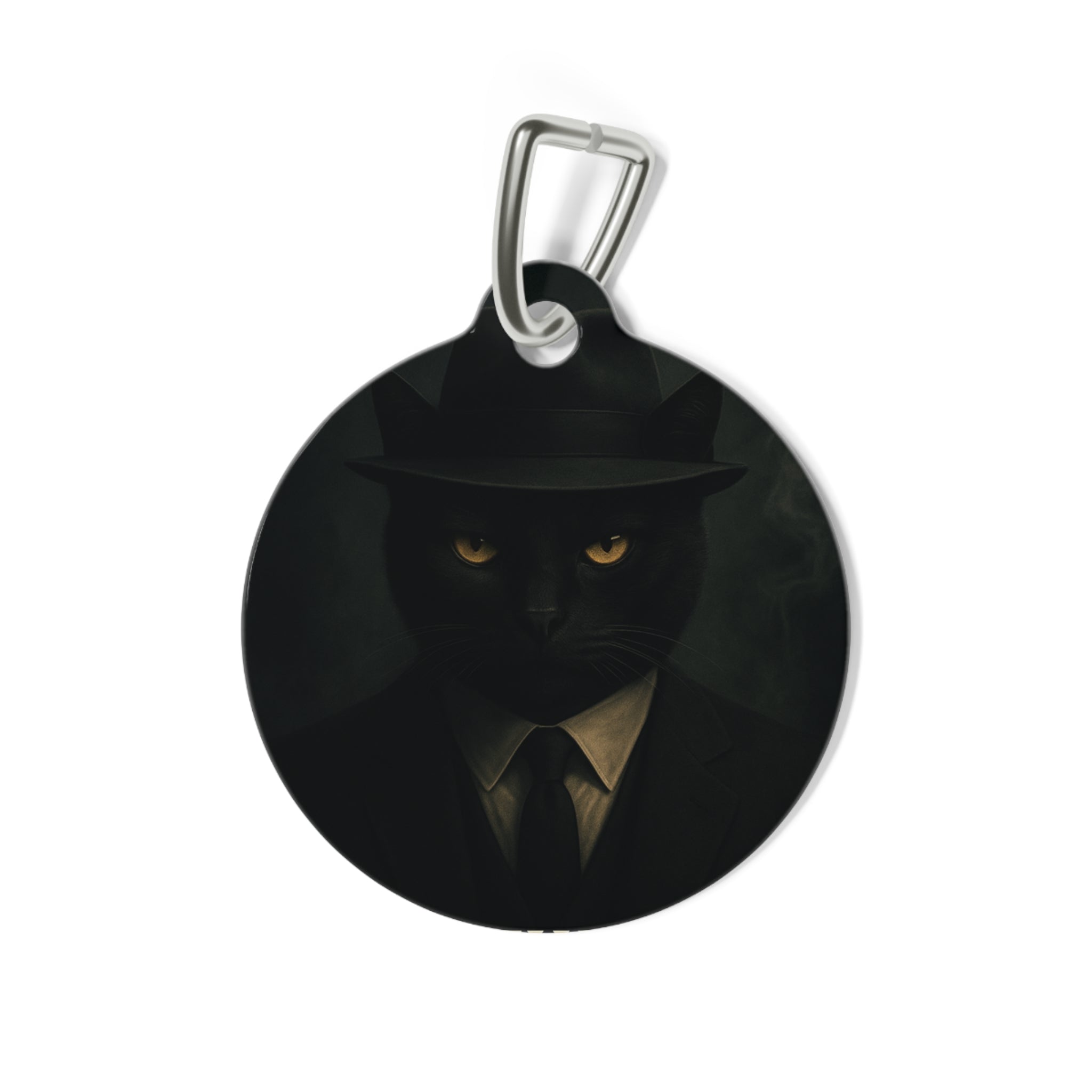 The CatFather™ “Shadow Don Tag: Silent Empire Edition” | Dual-Side Personalized Cinematic Tag