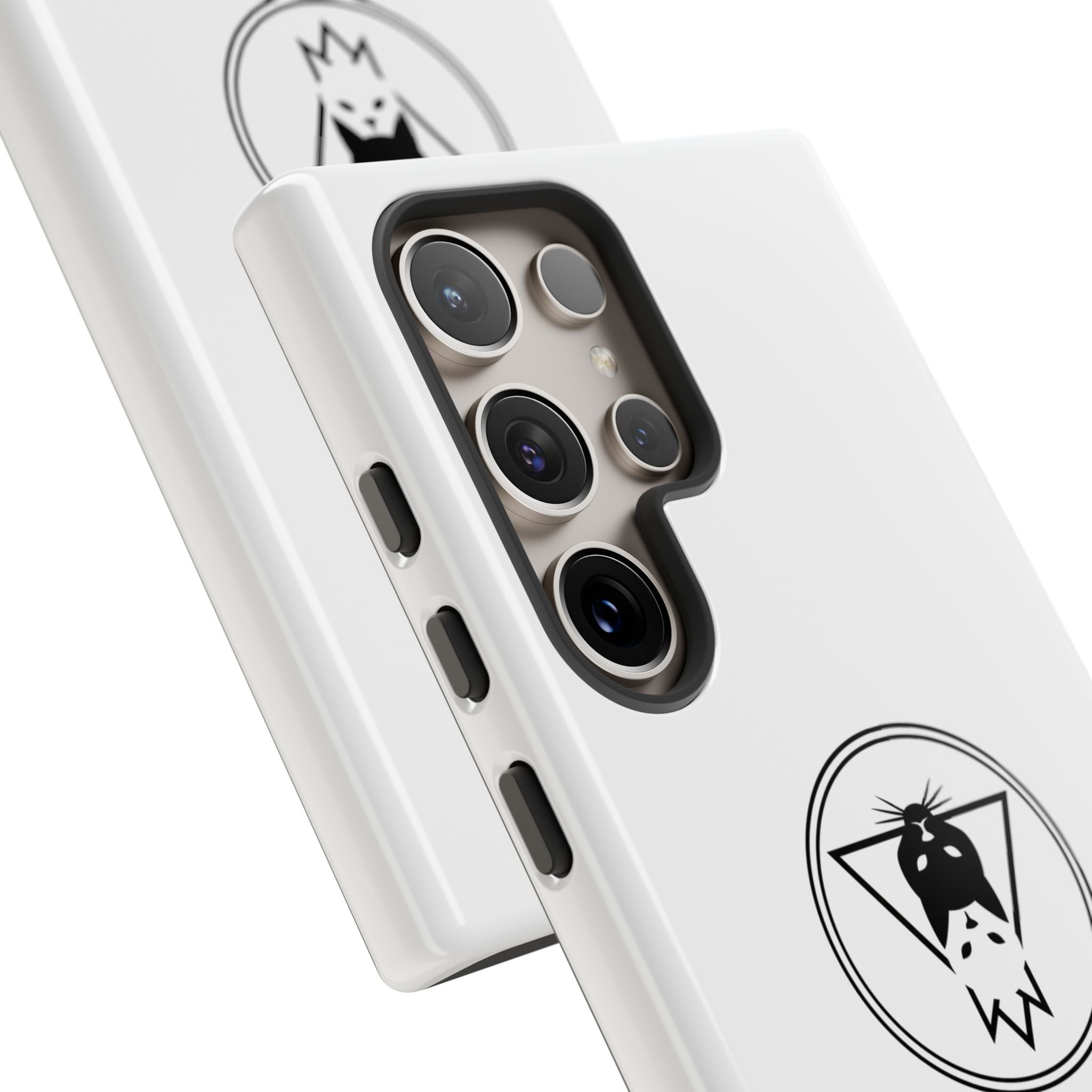 The Reflected Feline Nexus – Luxury Phone Case | The CatFather Collection