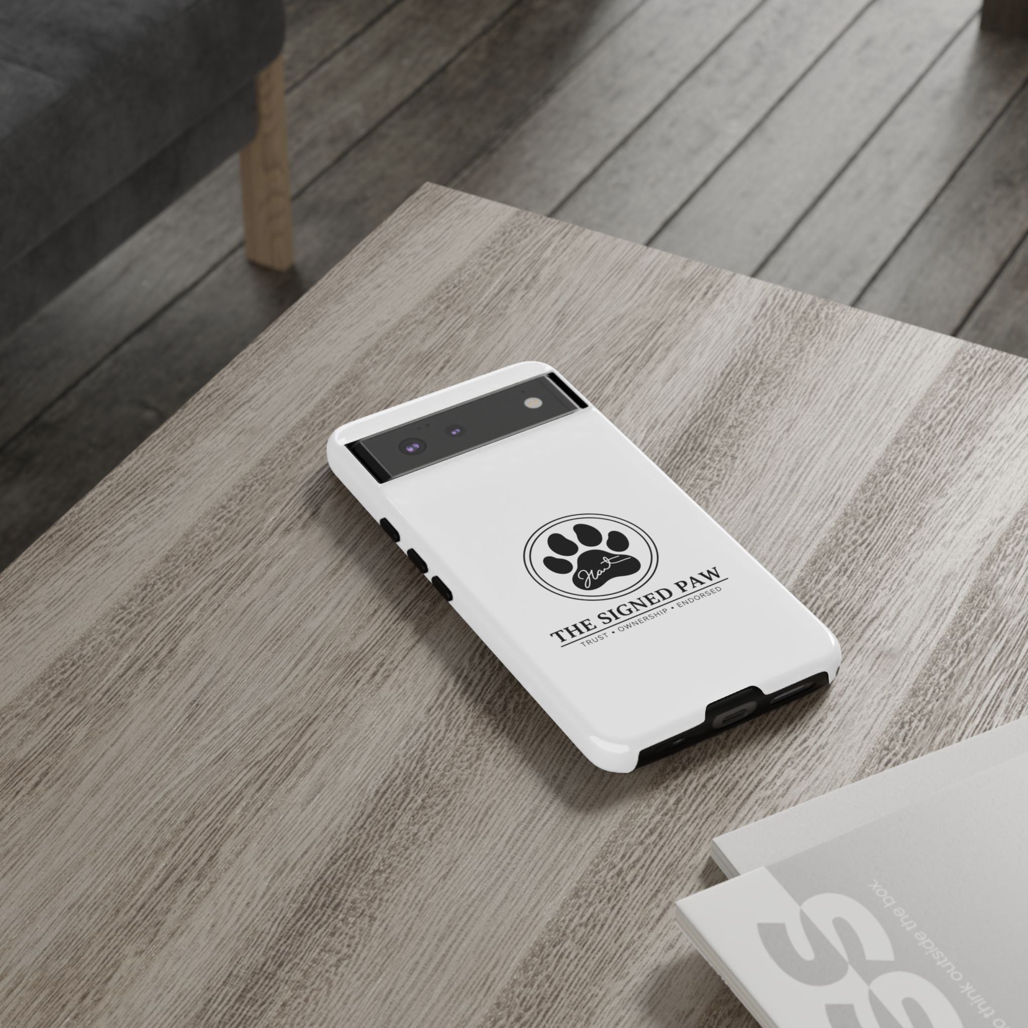 The Signed Paw – Premium Phone Case | CatFather Universe | Luxury Protective Cover