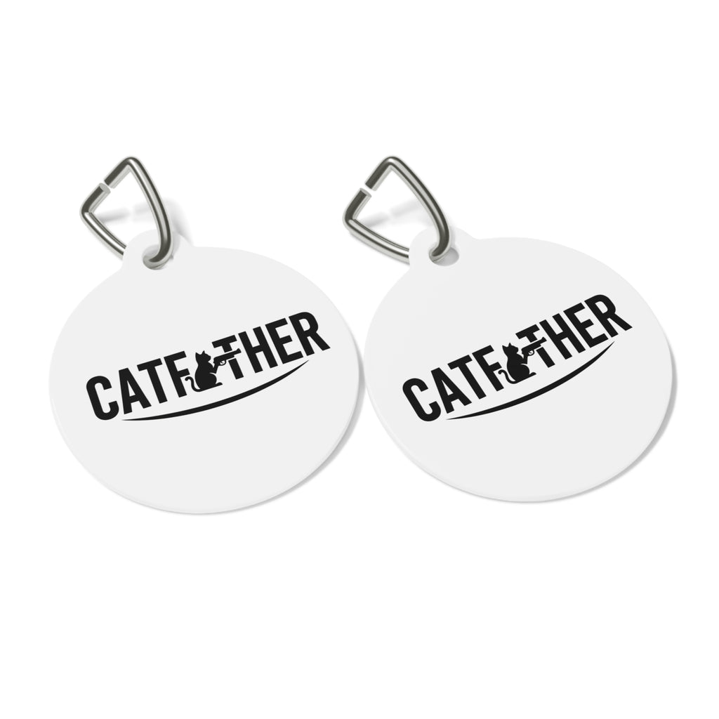 The CatFather™ Signature Pet Tag — Minimal Luxury Edition