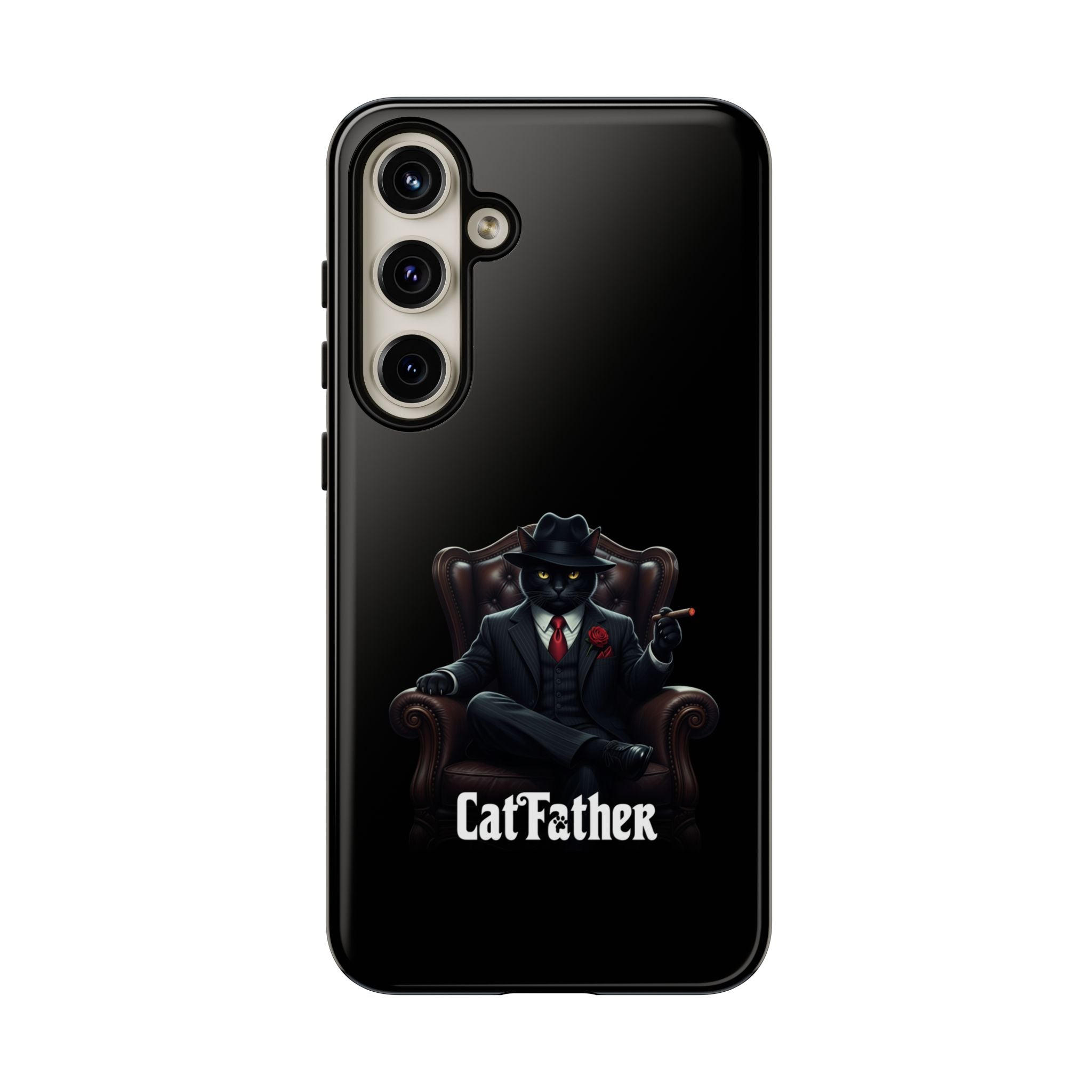 The CatFather Throne Case – Luxury Mafia Edition | Cinematic Power in Your Palm