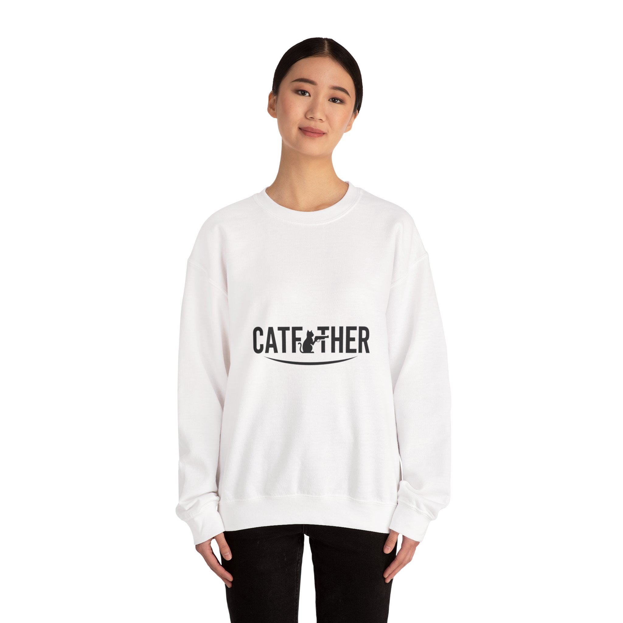 The CatFather – Unisex Crewneck Sweatshirt | Syndicate Core Edition