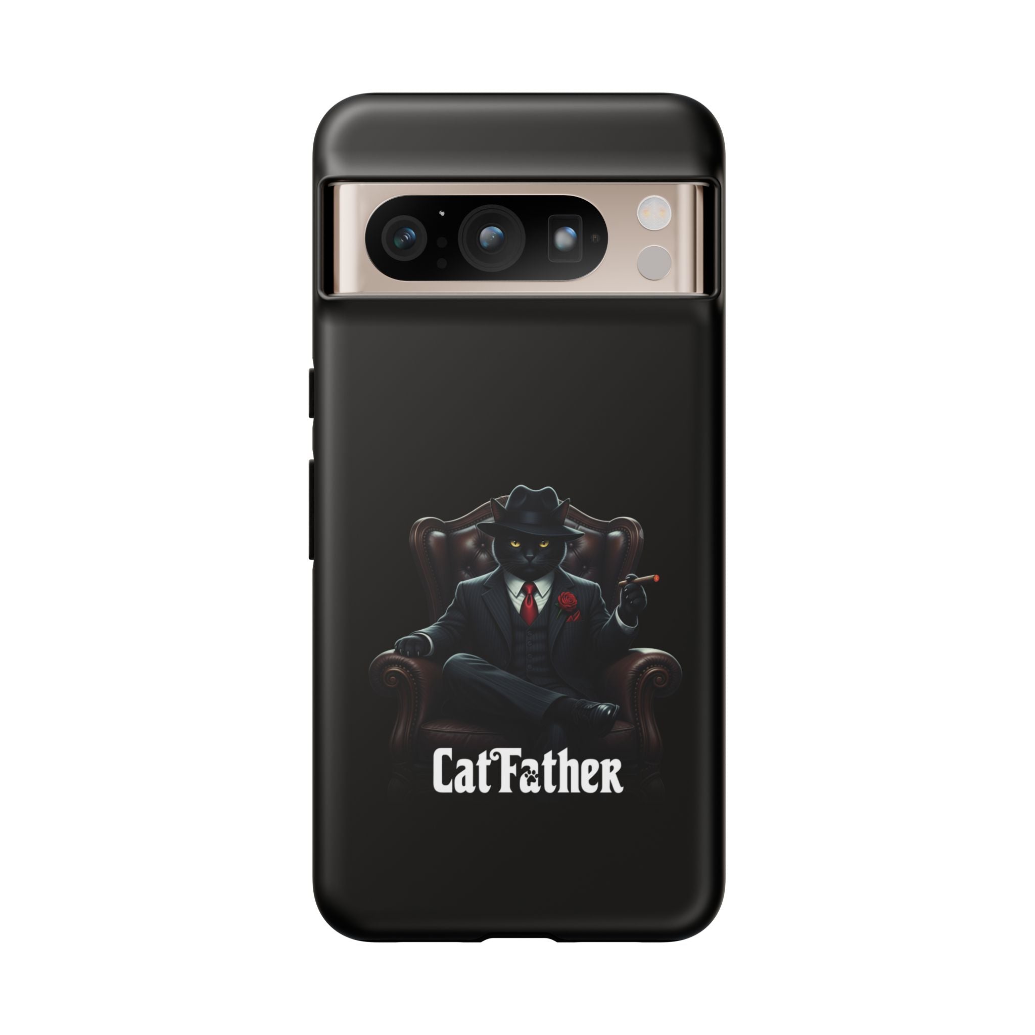The CatFather Throne Case – Luxury Mafia Edition | Cinematic Power in Your Palm