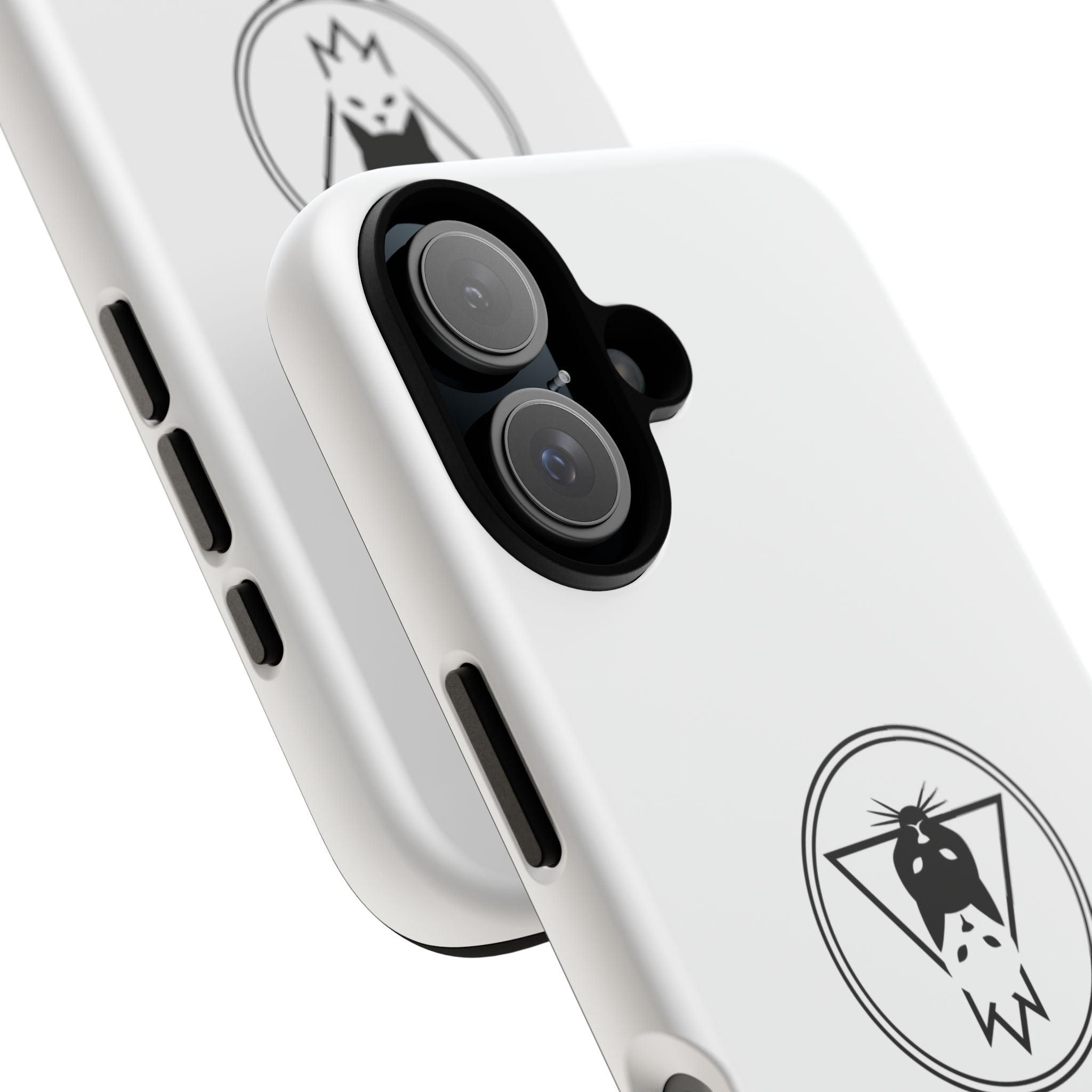 The Reflected Feline Nexus – Luxury Phone Case | The CatFather Collection