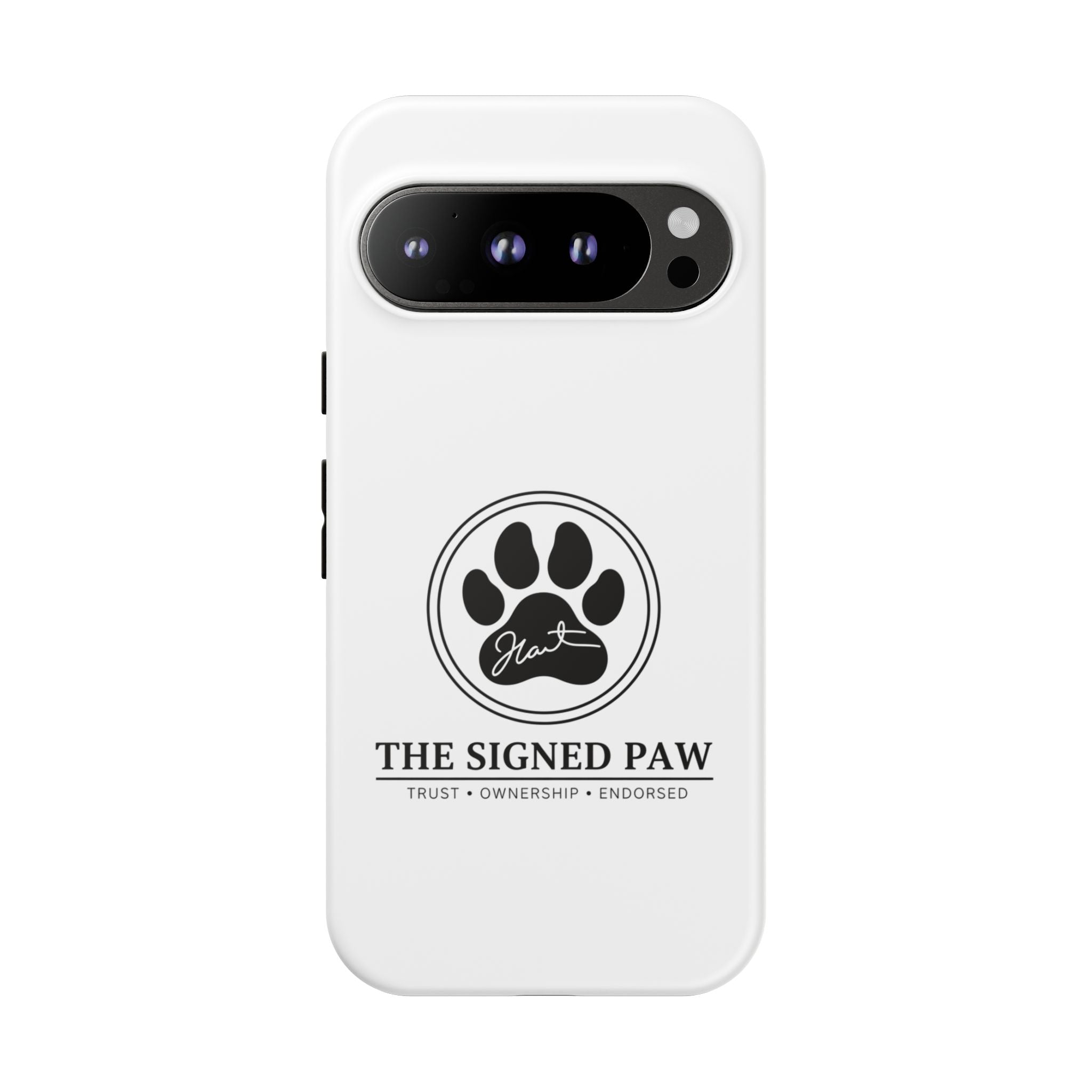 The Signed Paw – Premium Phone Case | CatFather Universe | Luxury Protective Cover
