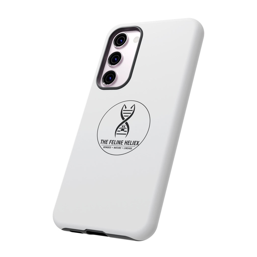 The Feline Heliex – Luxury Dual-Layer Phone Case | The CatFather Genetic Division