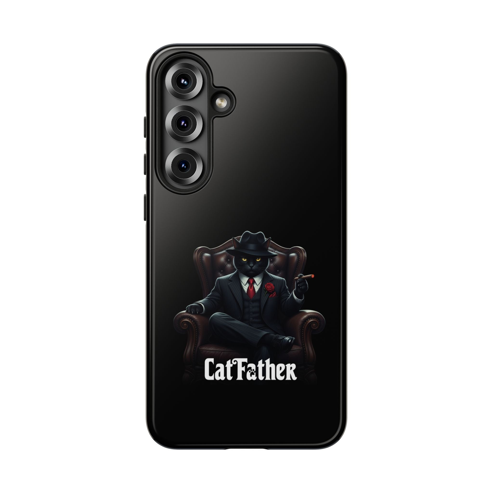The CatFather Throne Case – Luxury Mafia Edition | Cinematic Power in Your Palm