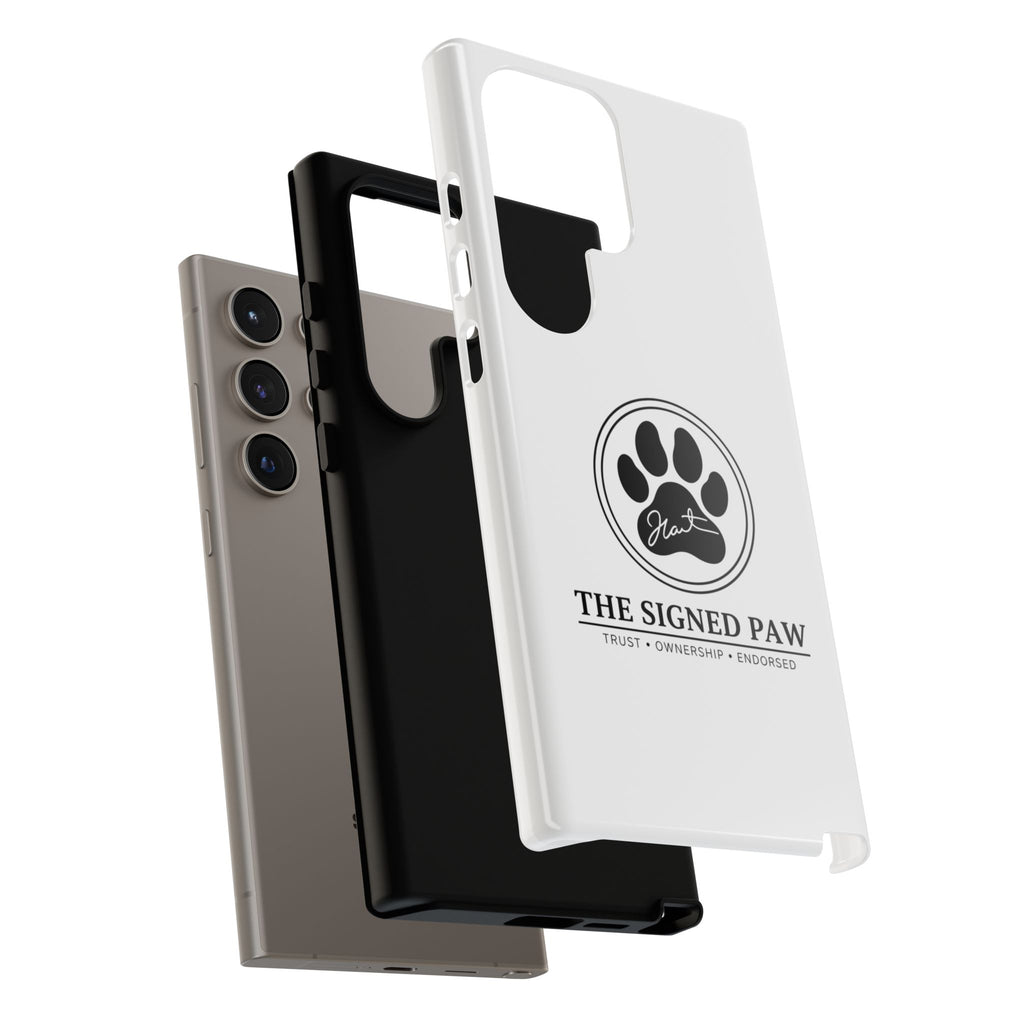 The Signed Paw – Premium Phone Case | CatFather Universe | Luxury Protective Cover