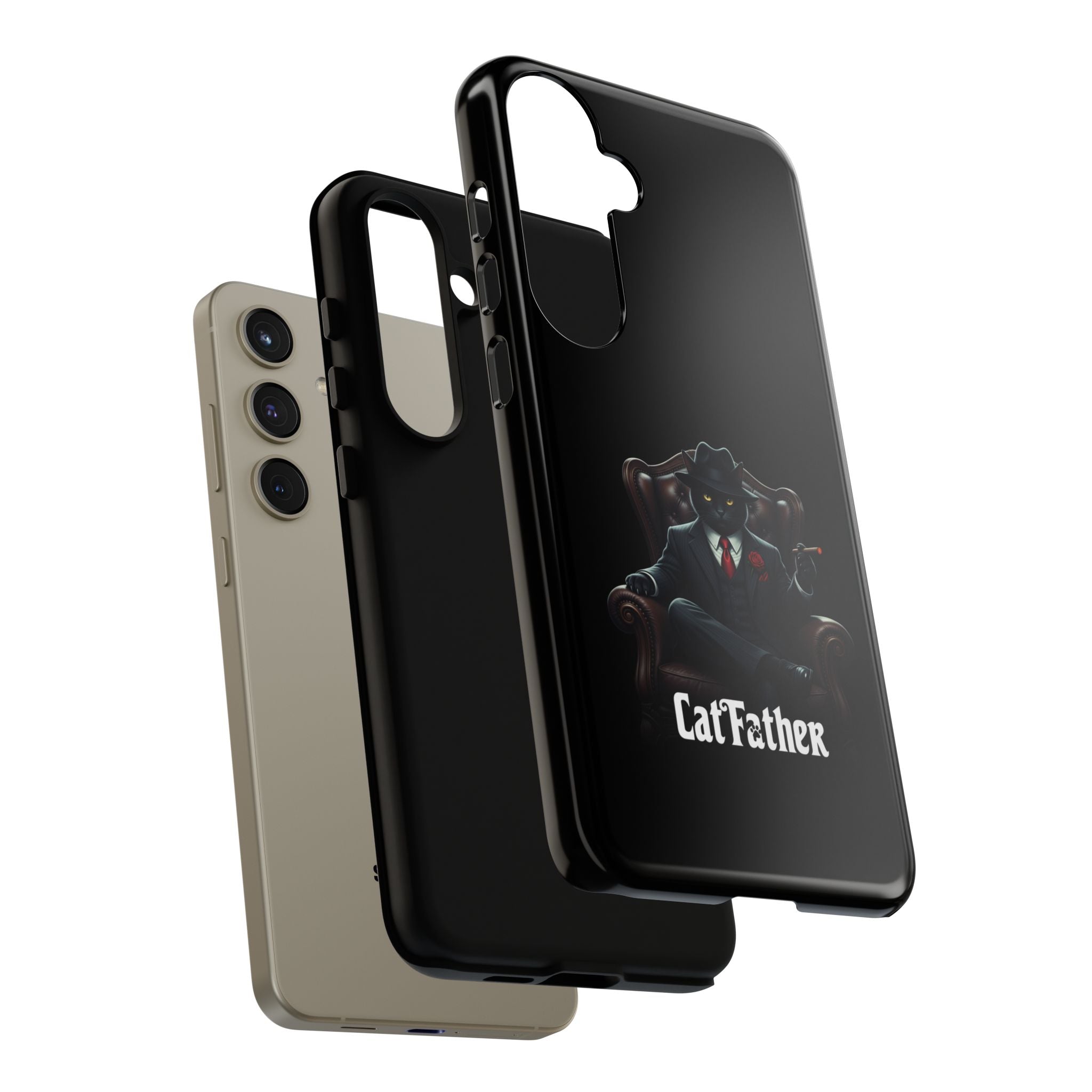 The CatFather Throne Case – Luxury Mafia Edition | Cinematic Power in Your Palm