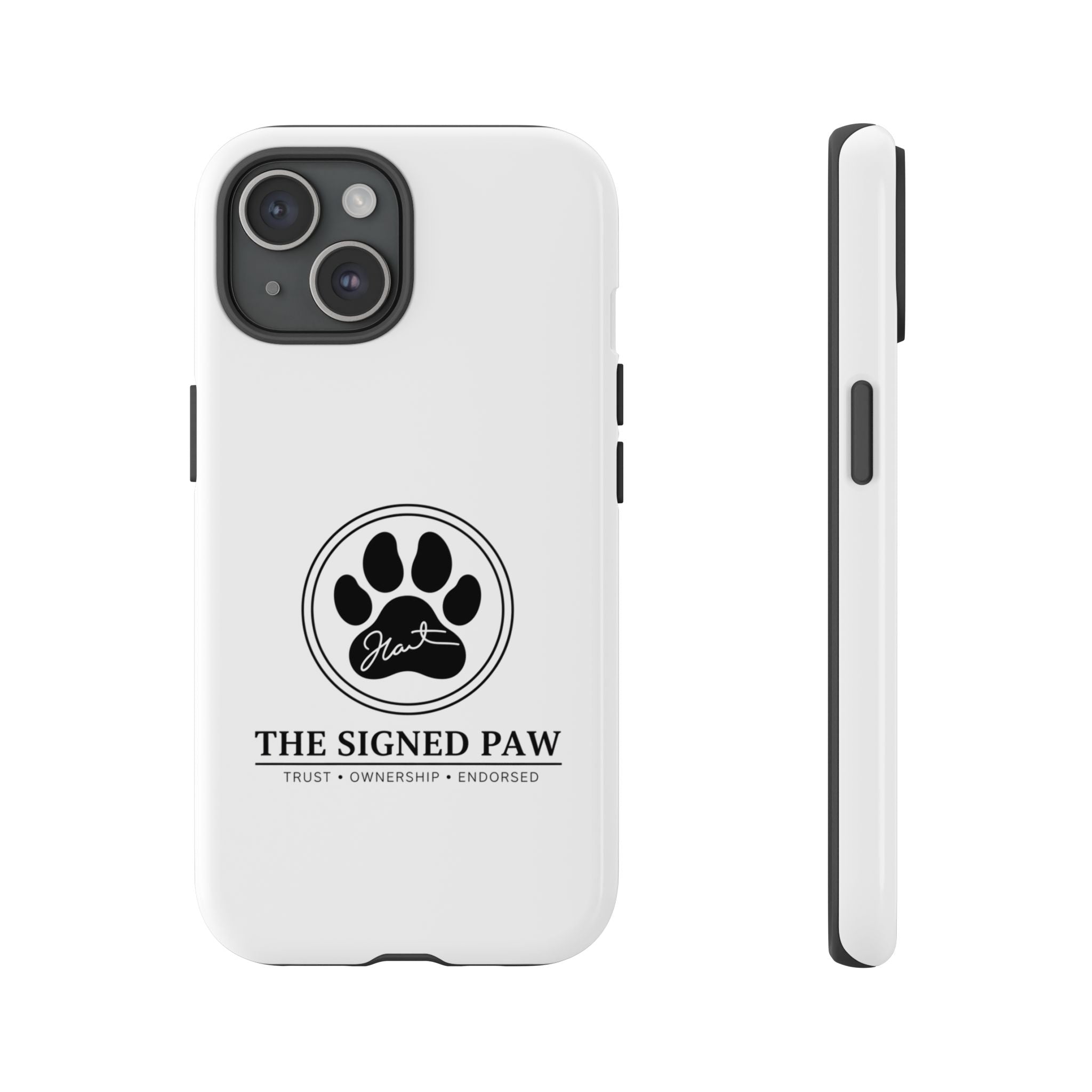The Signed Paw – Premium Phone Case | CatFather Universe | Luxury Protective Cover