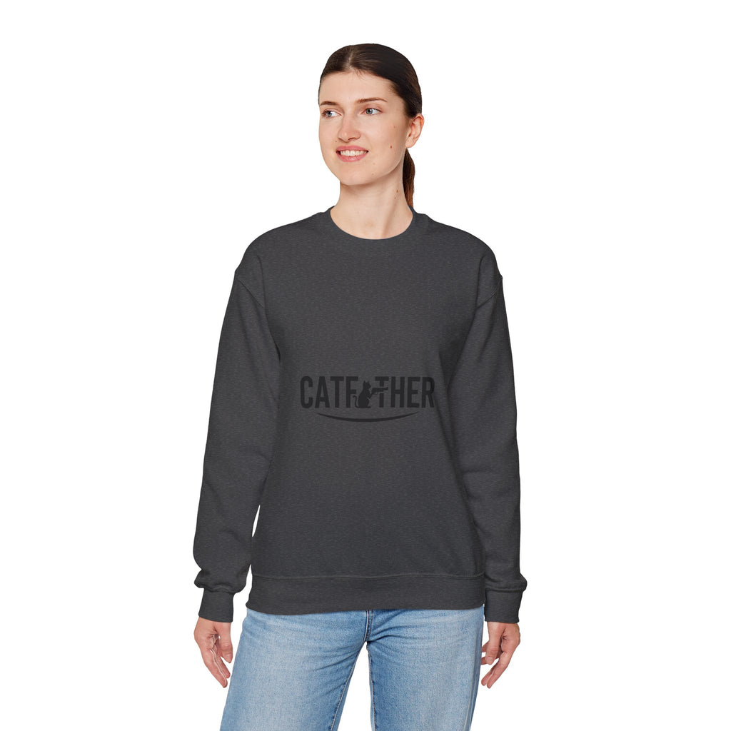 The CatFather – Unisex Crewneck Sweatshirt | Syndicate Core Edition