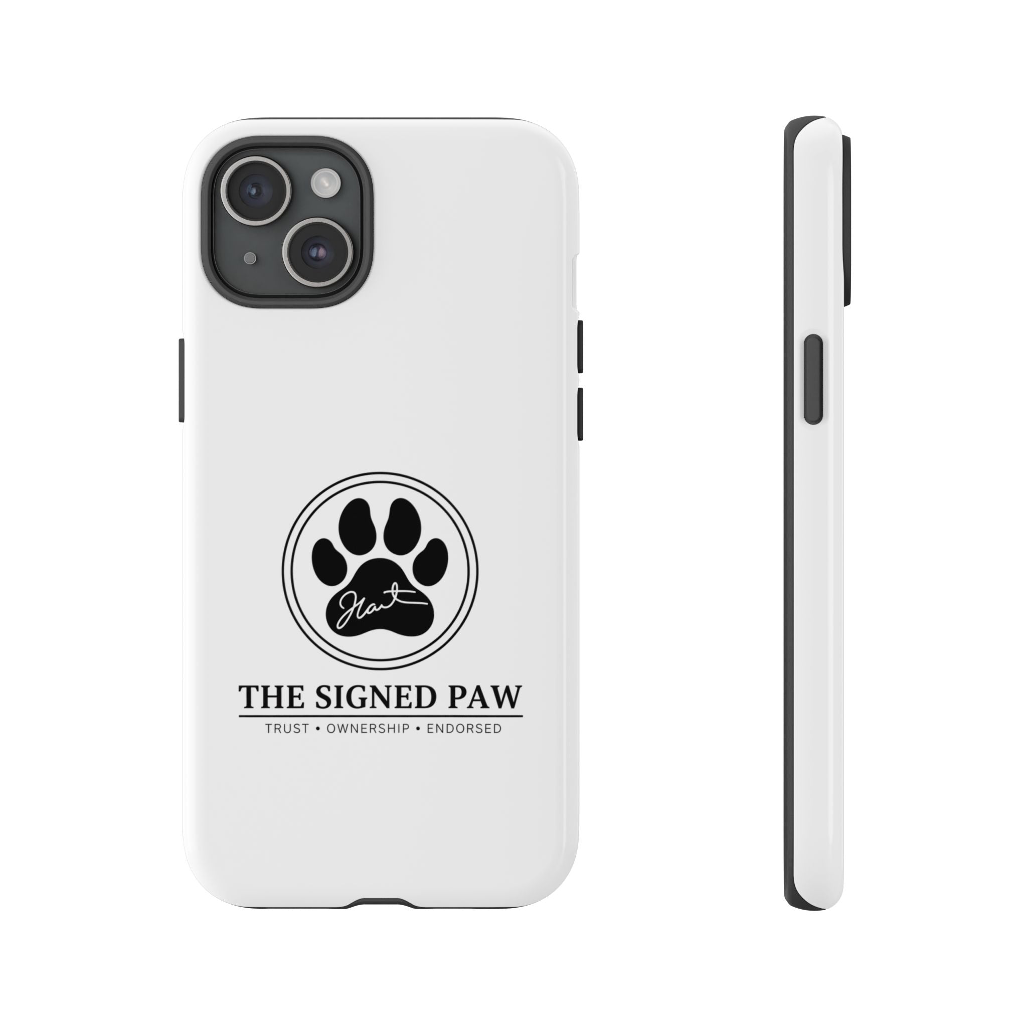 The Signed Paw – Premium Phone Case | CatFather Universe | Luxury Protective Cover