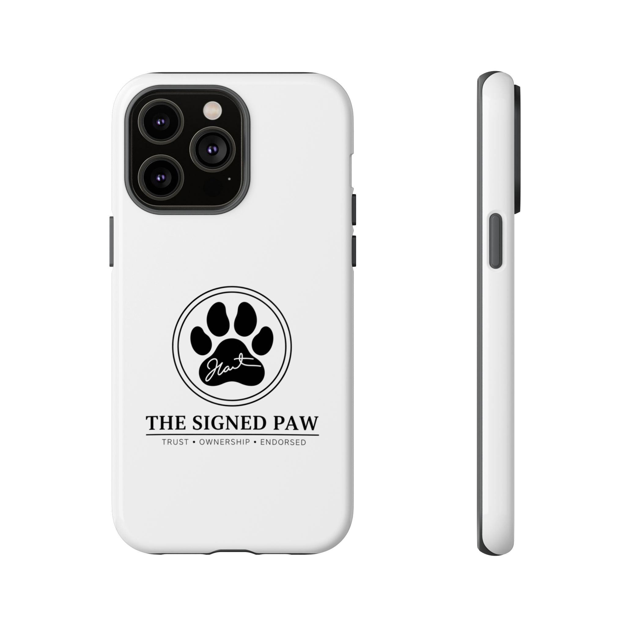 The Signed Paw – Premium Phone Case | CatFather Universe | Luxury Protective Cover