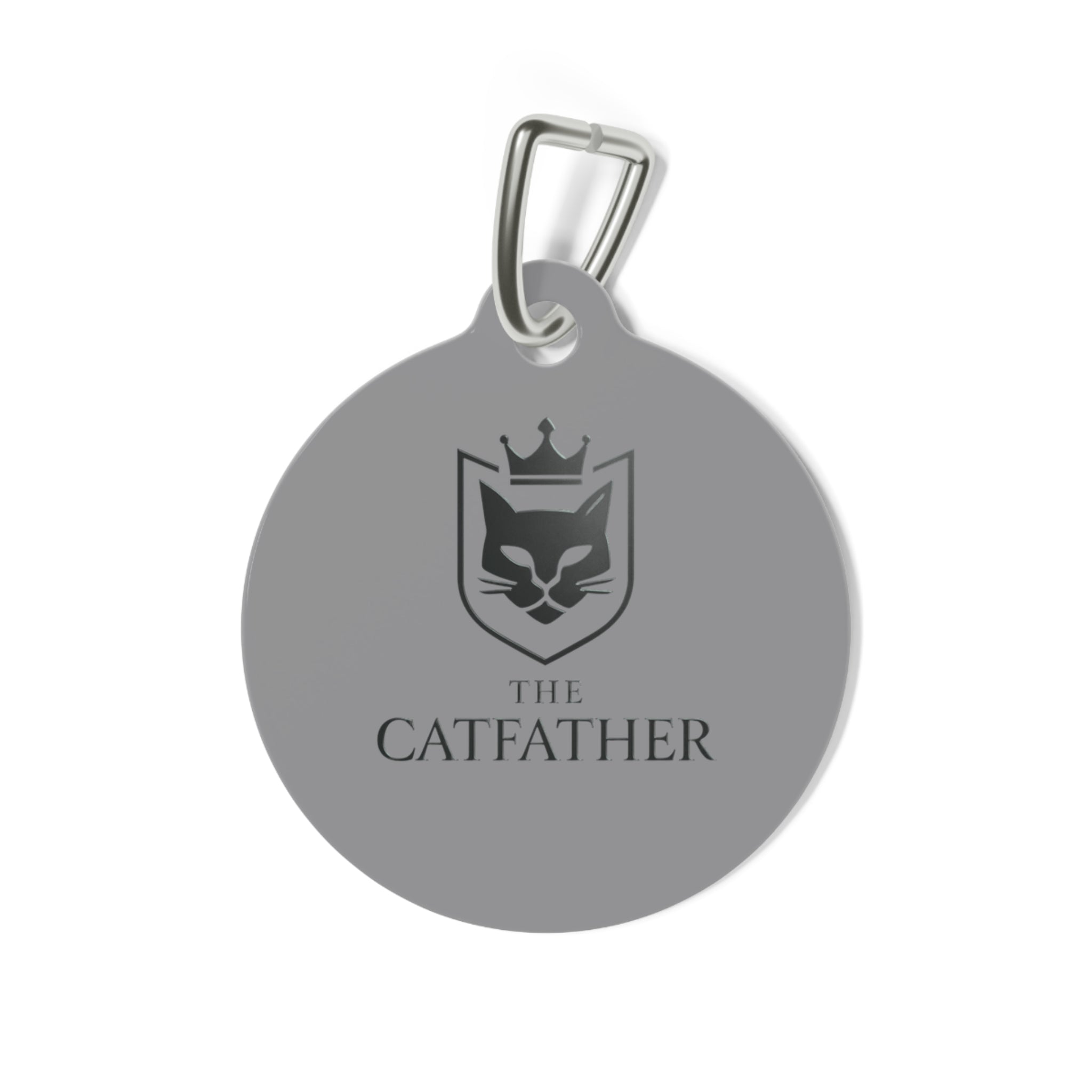 The CatFather™ Royal Emblem Pet Tag — Crown Edition