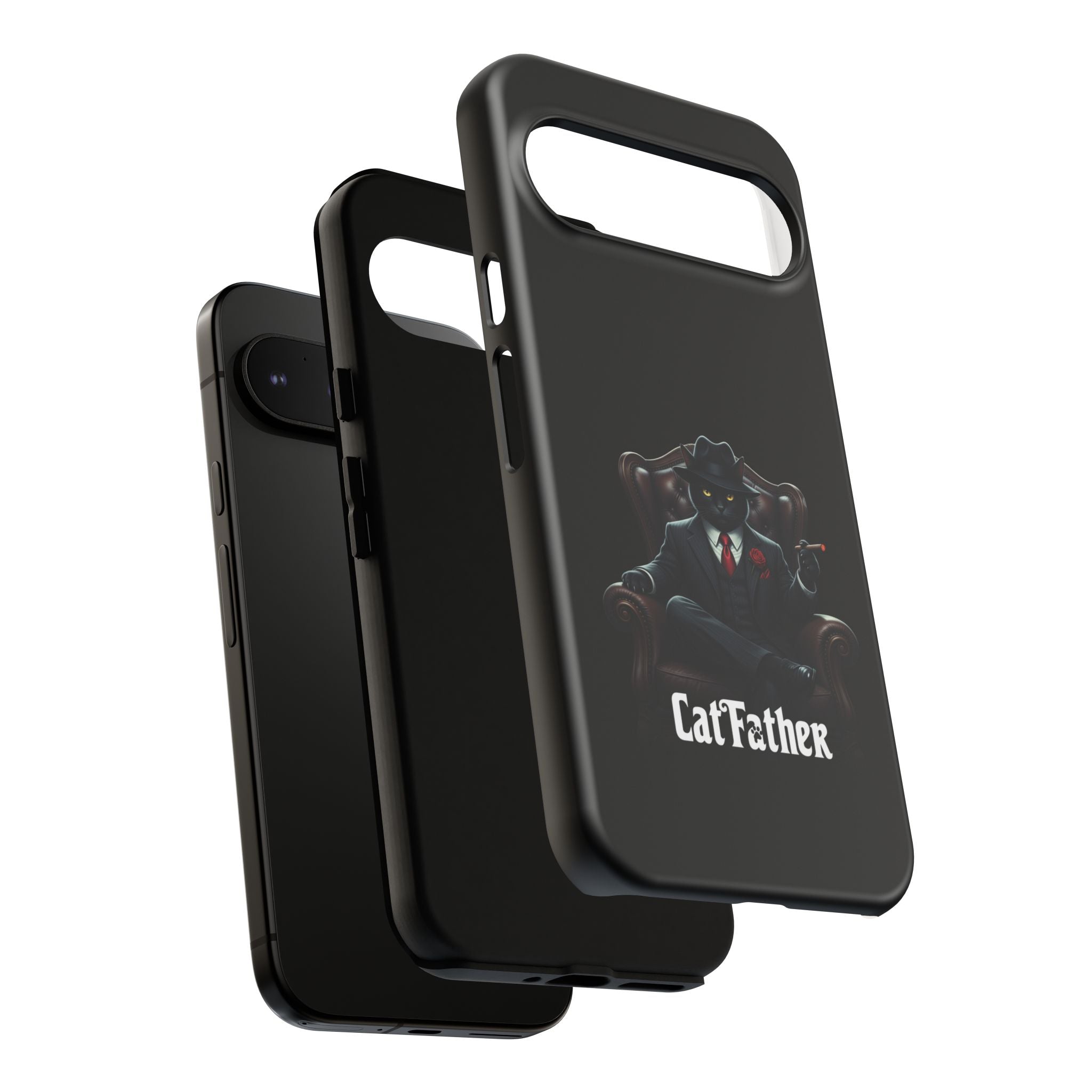 The CatFather Throne Case – Luxury Mafia Edition | Cinematic Power in Your Palm