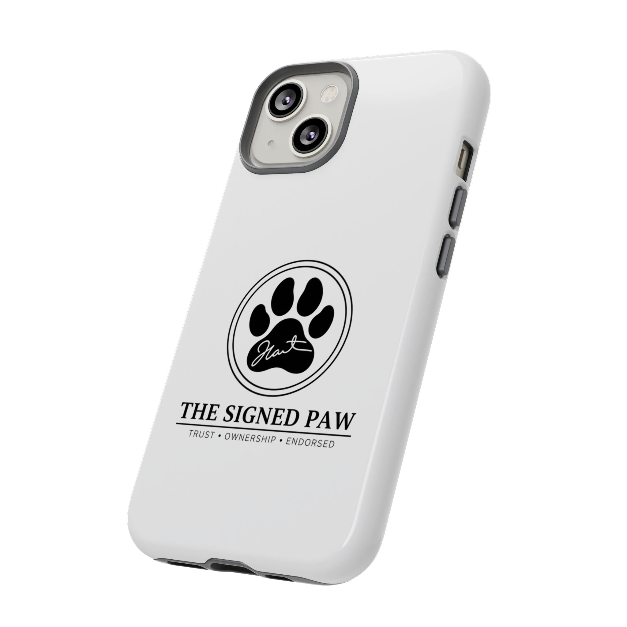 The Signed Paw – Premium Phone Case | CatFather Universe | Luxury Protective Cover