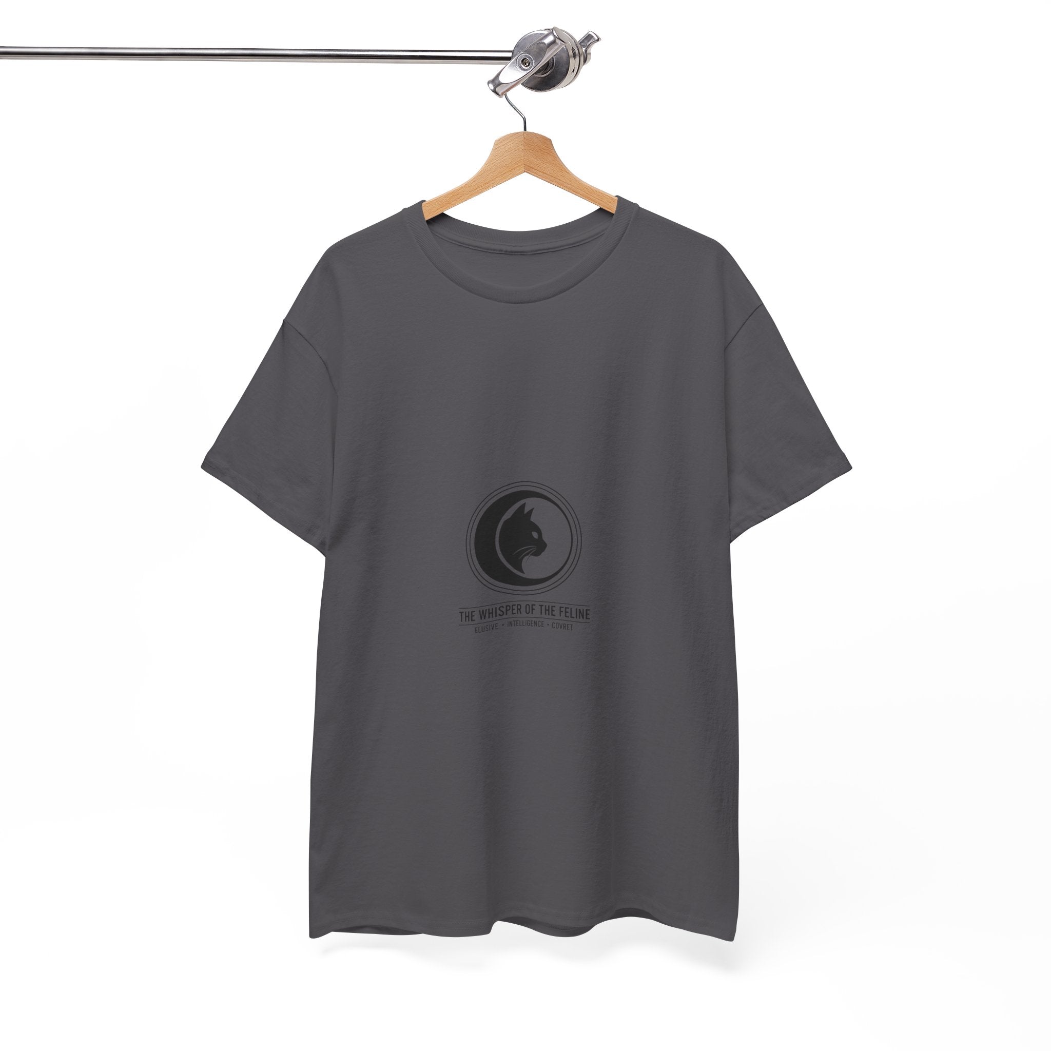 The Whisper of the Feline – Premium Cotton T-Shirt | The CatFather Edition
