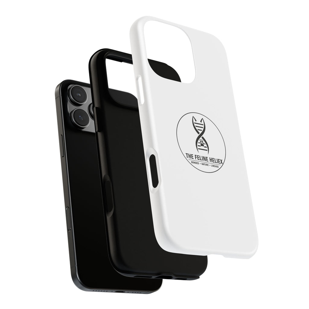 The Feline Heliex – Luxury Dual-Layer Phone Case | The CatFather Genetic Division