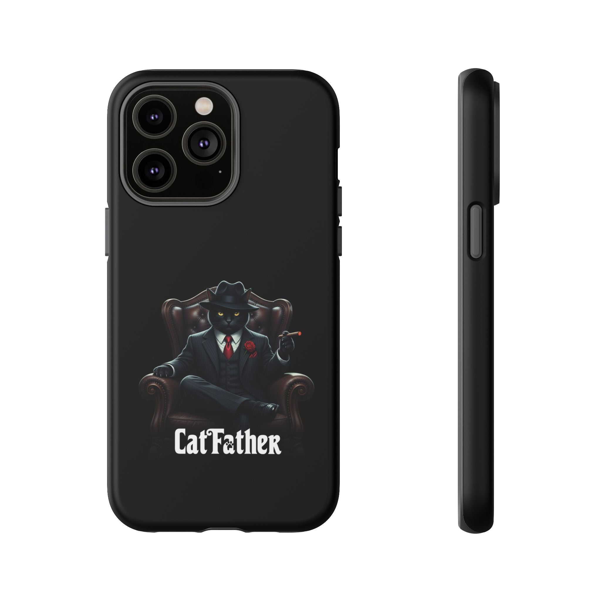 The CatFather Throne Case – Luxury Mafia Edition | Cinematic Power in Your Palm
