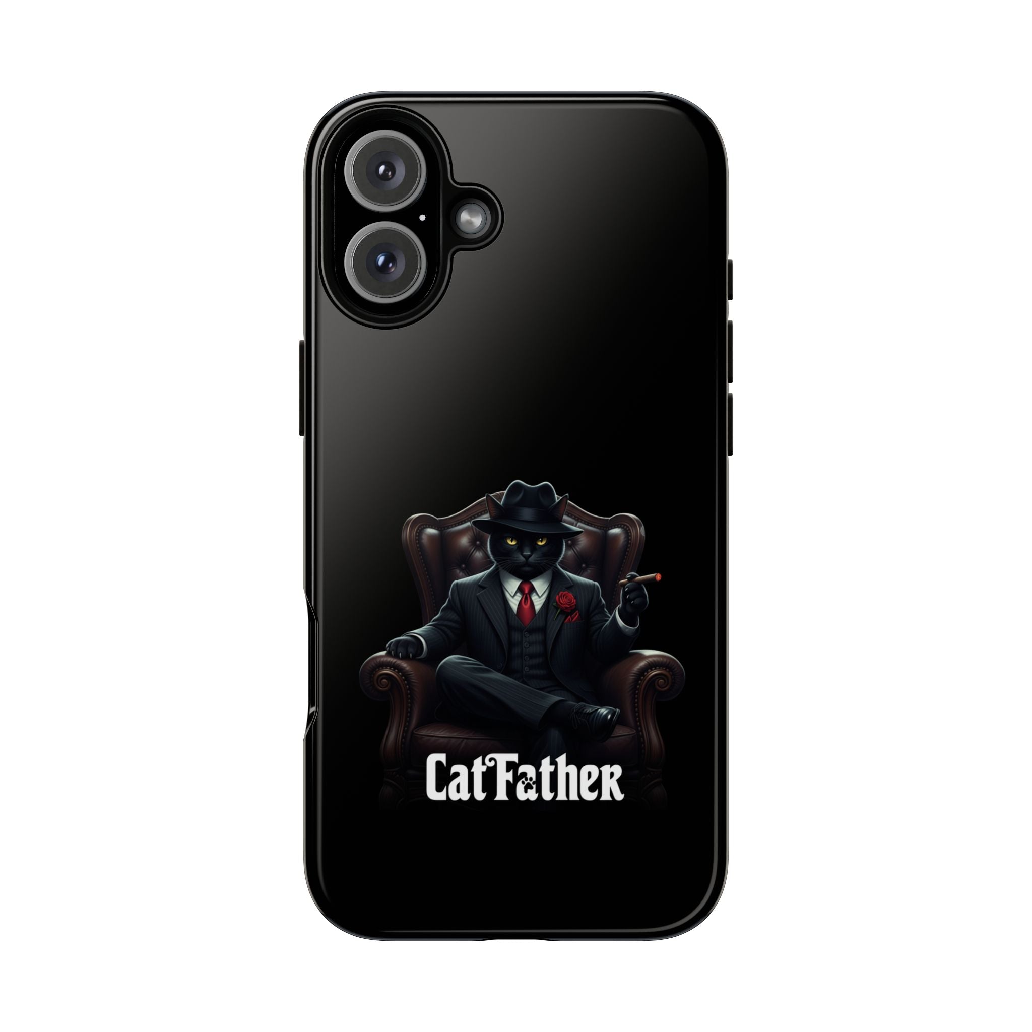The CatFather Throne Case – Luxury Mafia Edition | Cinematic Power in Your Palm