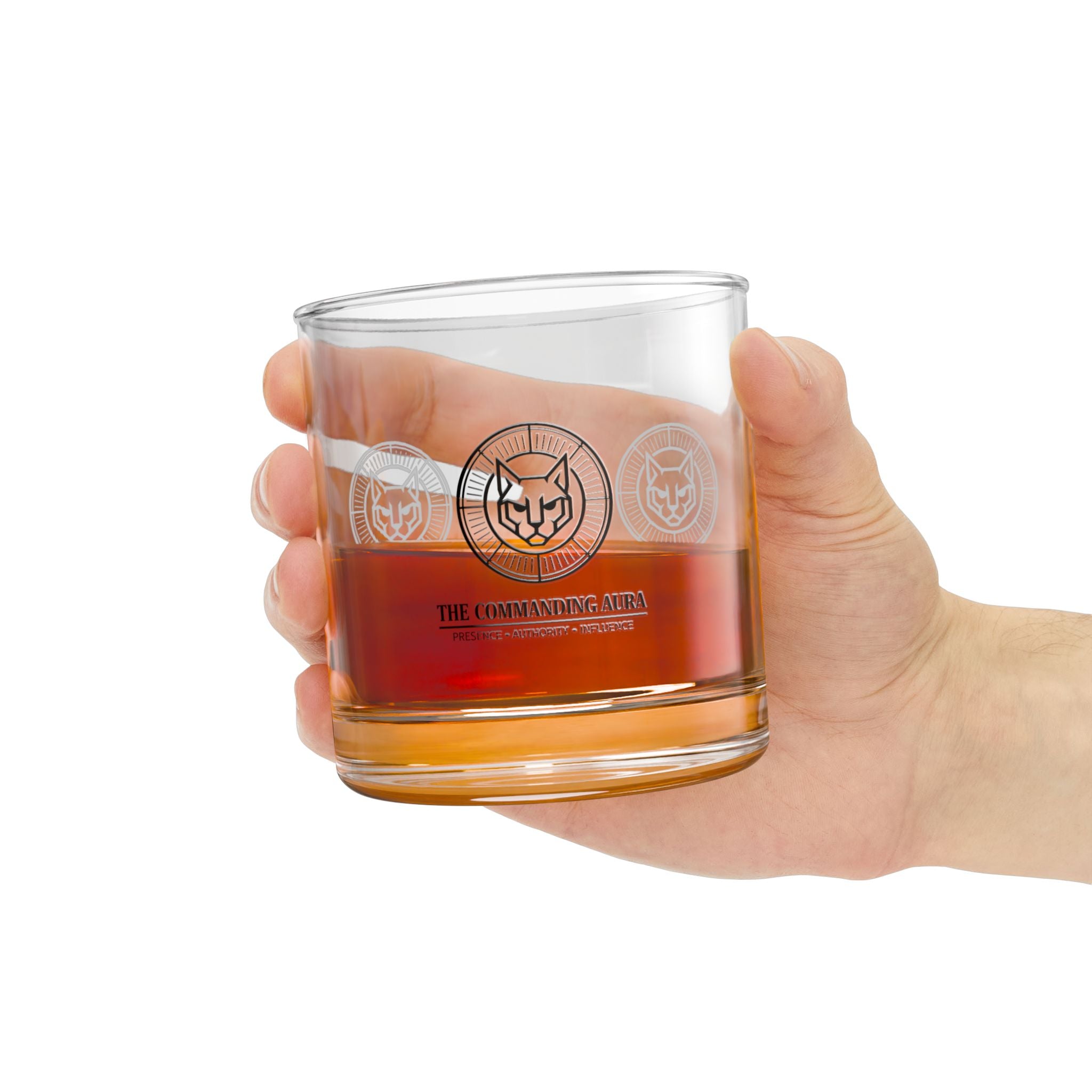The Commanding Aura – Whiskey Rocks Glass | The CatFather Collection