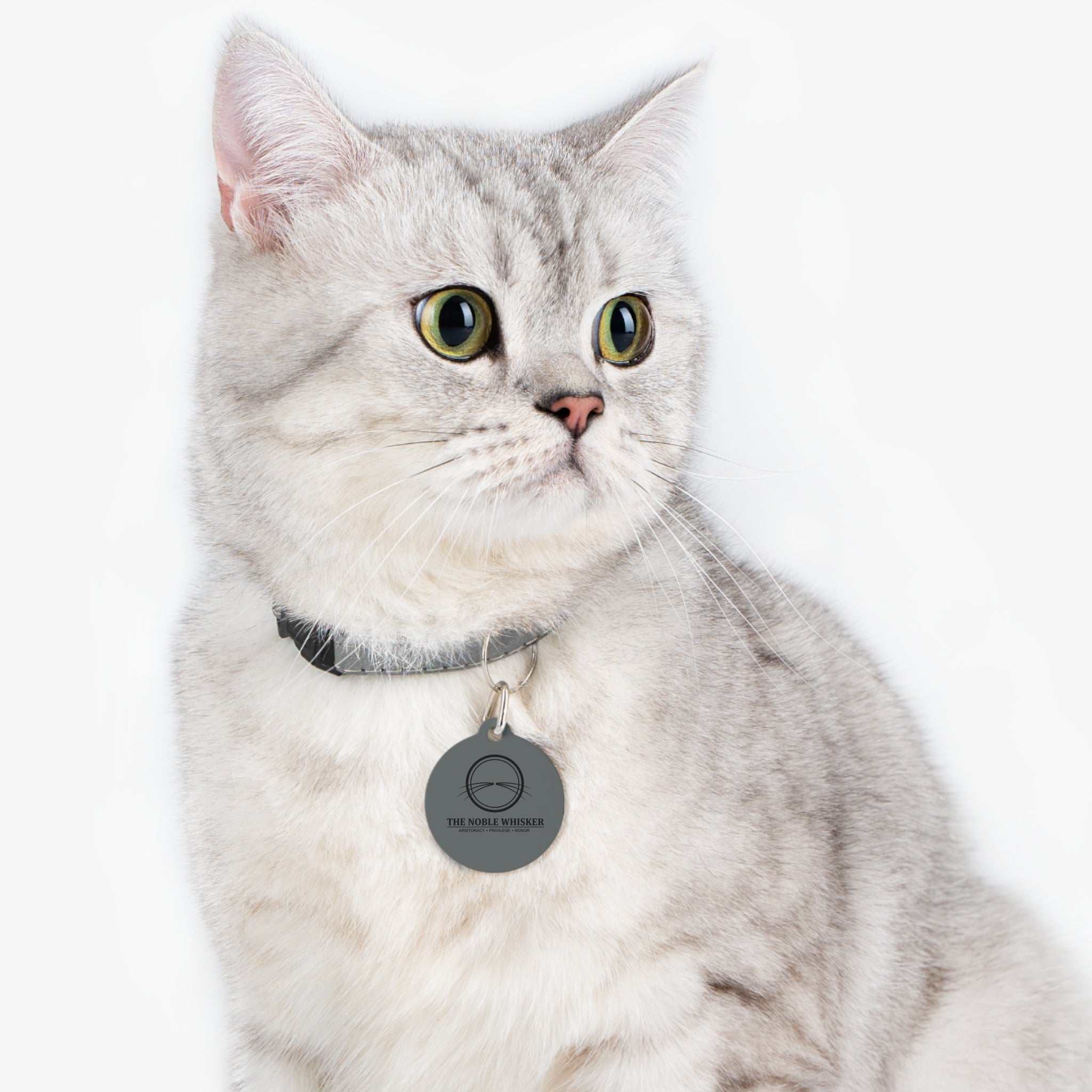 The CatFather™ “The Noble Whisker” Pet Tag — Aristocracy. Elegance. Honor.