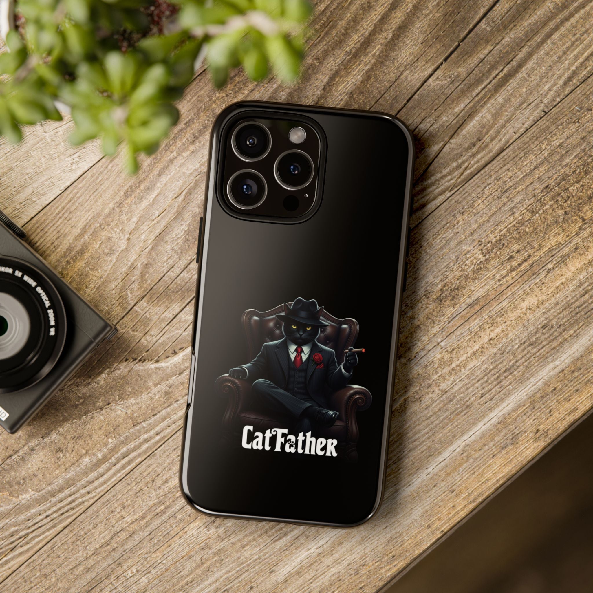 The CatFather Throne Case – Luxury Mafia Edition | Cinematic Power in Your Palm