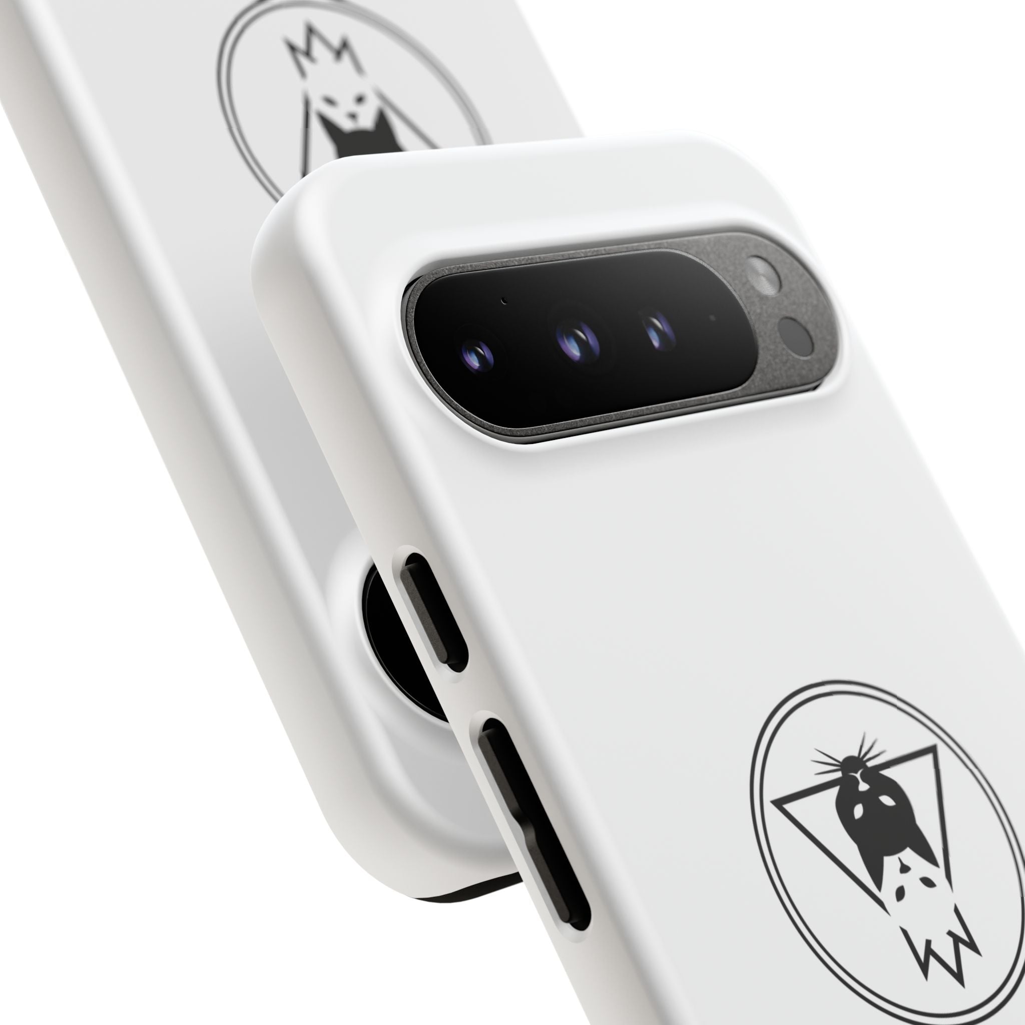 The Reflected Feline Nexus – Luxury Phone Case | The CatFather Collection