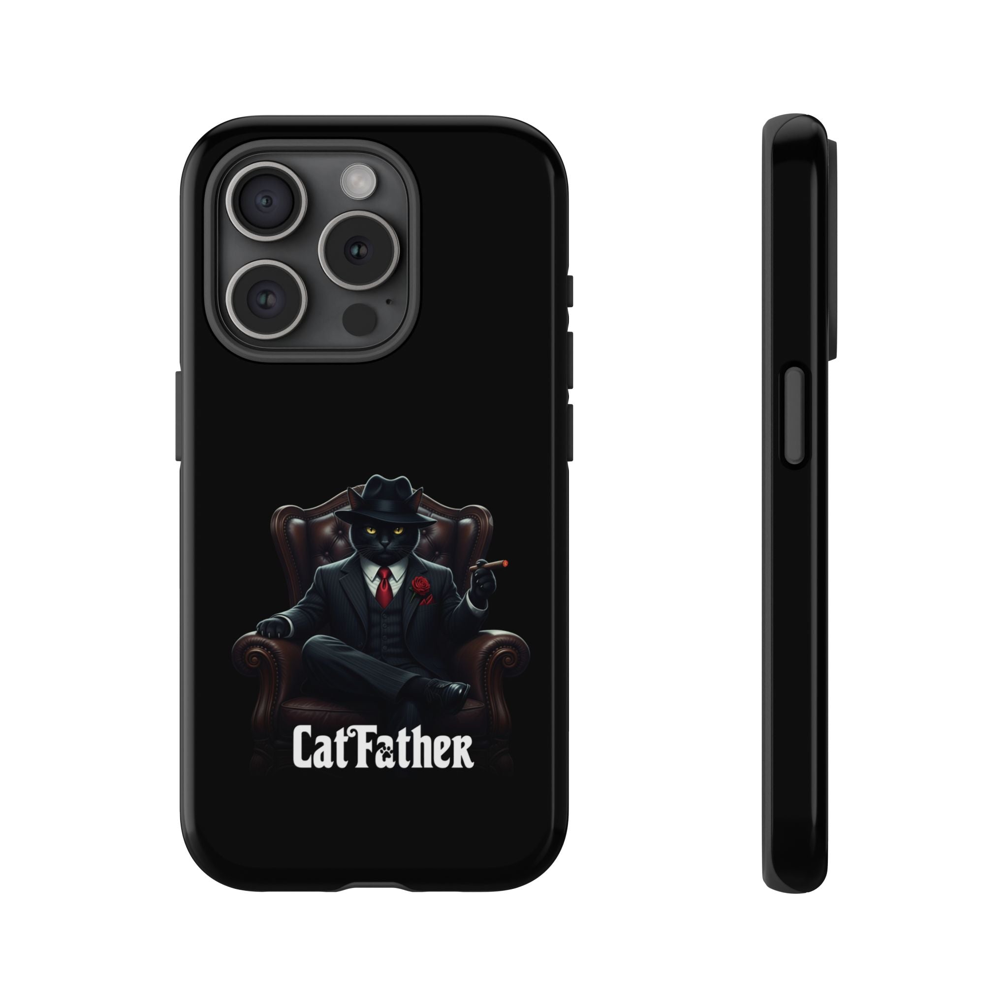 The CatFather Throne Case – Luxury Mafia Edition | Cinematic Power in Your Palm