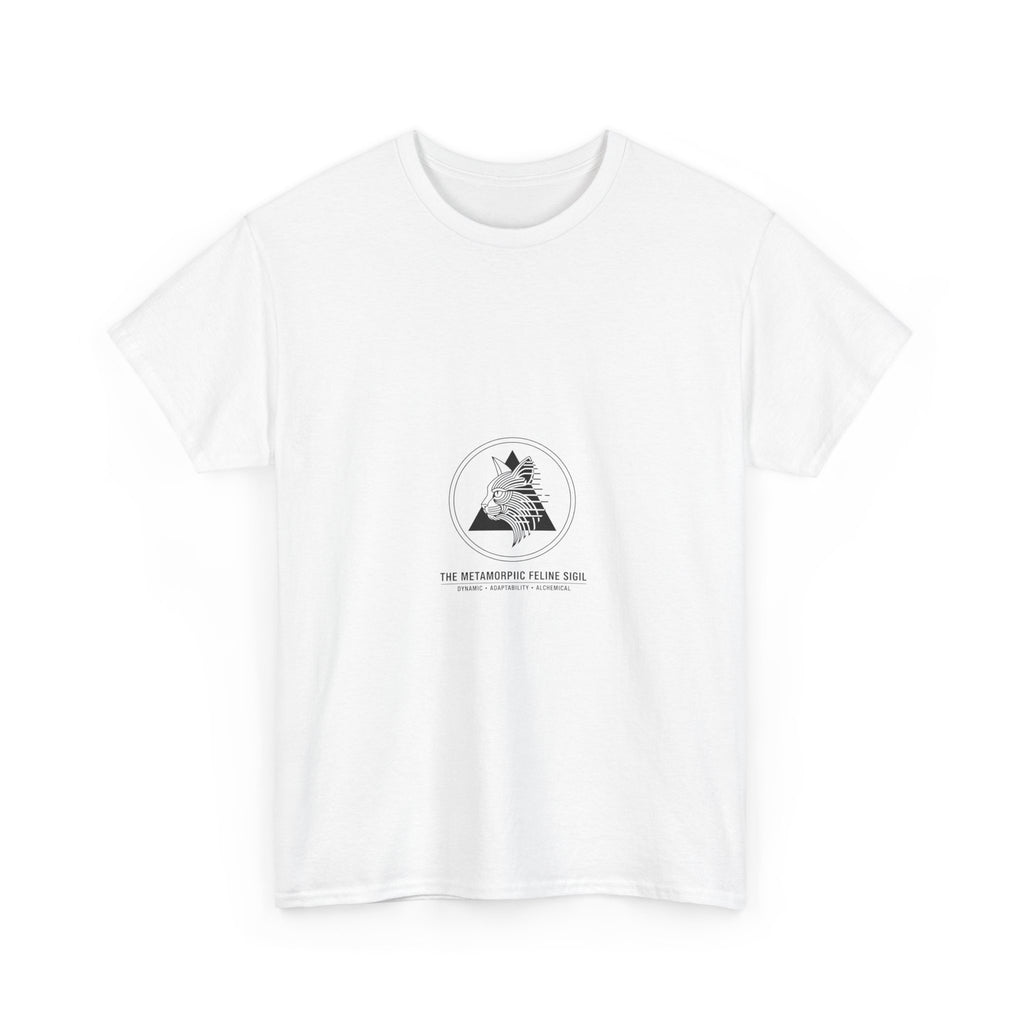 The Metamorphic Feline Soul – Evolutionary Legacy Unisex Heavy Cotton Tee | The CatFather Metamorphic Division