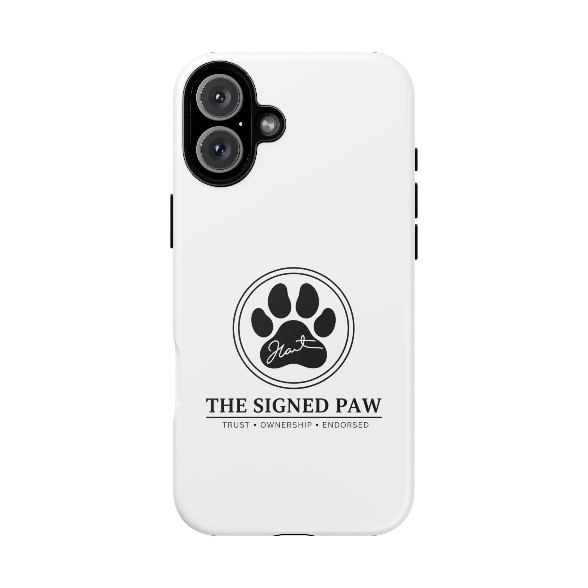 The Signed Paw – Premium Phone Case | CatFather Universe | Luxury Protective Cover