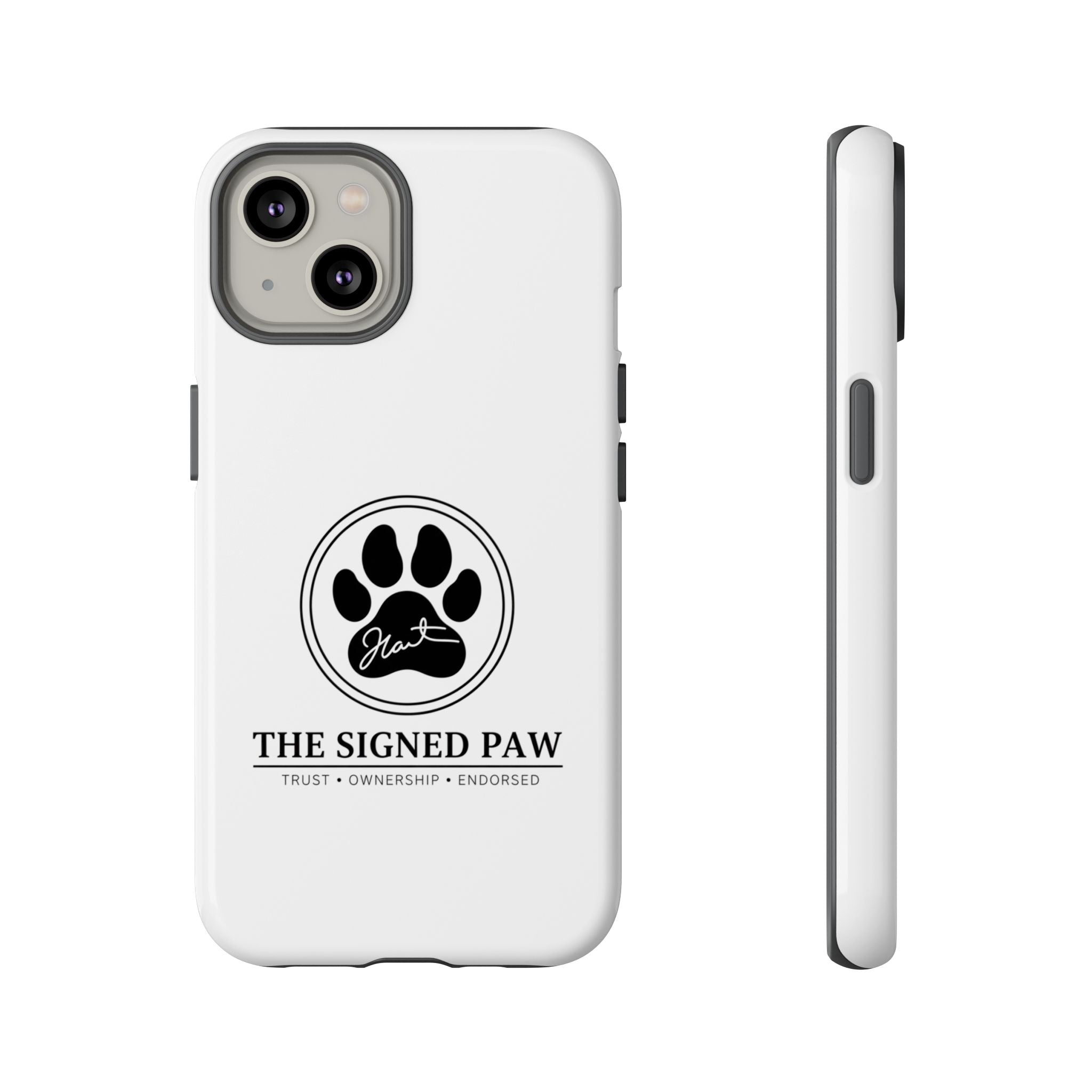 The Signed Paw – Premium Phone Case | CatFather Universe | Luxury Protective Cover